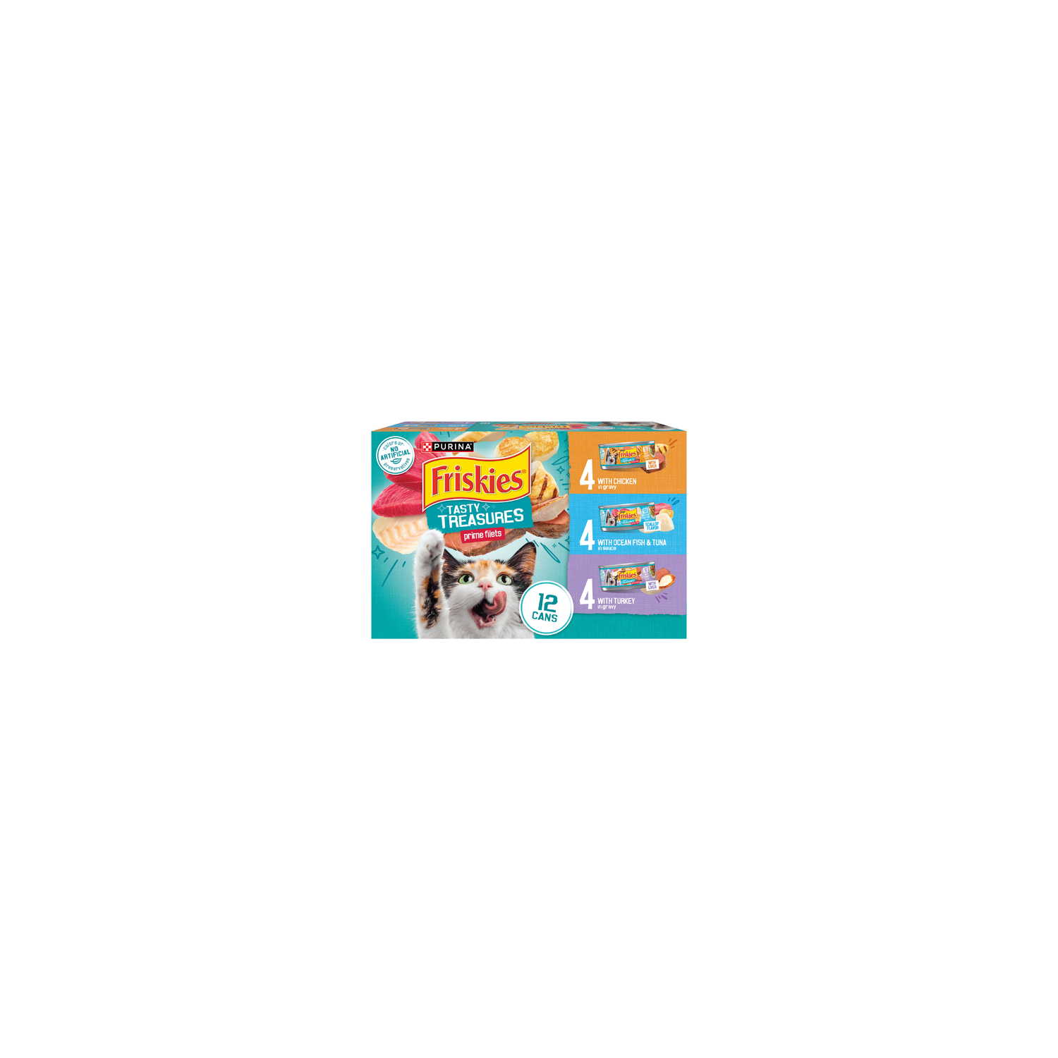 Purina Friskies Wet Cat Food Variety Pack - 4.13 Pound Image 1 of 3