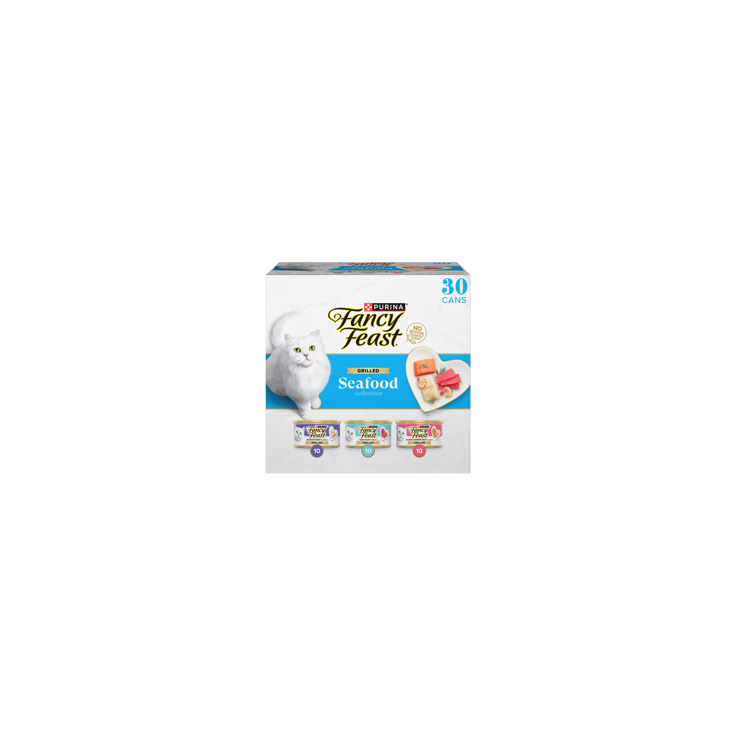Purina Fancy Feast Grilled Seafood Collection Wet Cat Food - 5.63 Pound Image 1 of 4