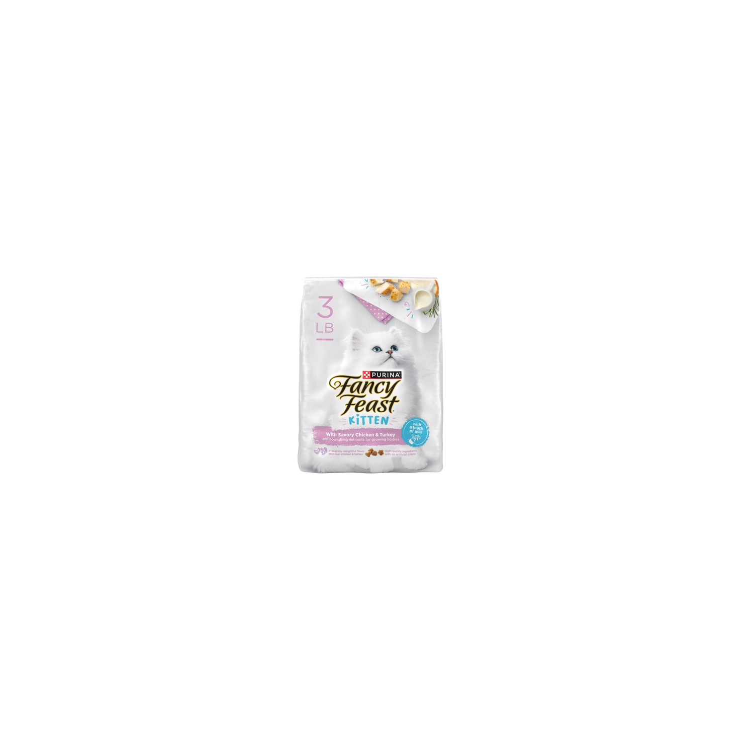 Purina Fancy Feast Kitten With Savory Chicken And Turkey Dry Food - 3 Pound Image 1 of 4