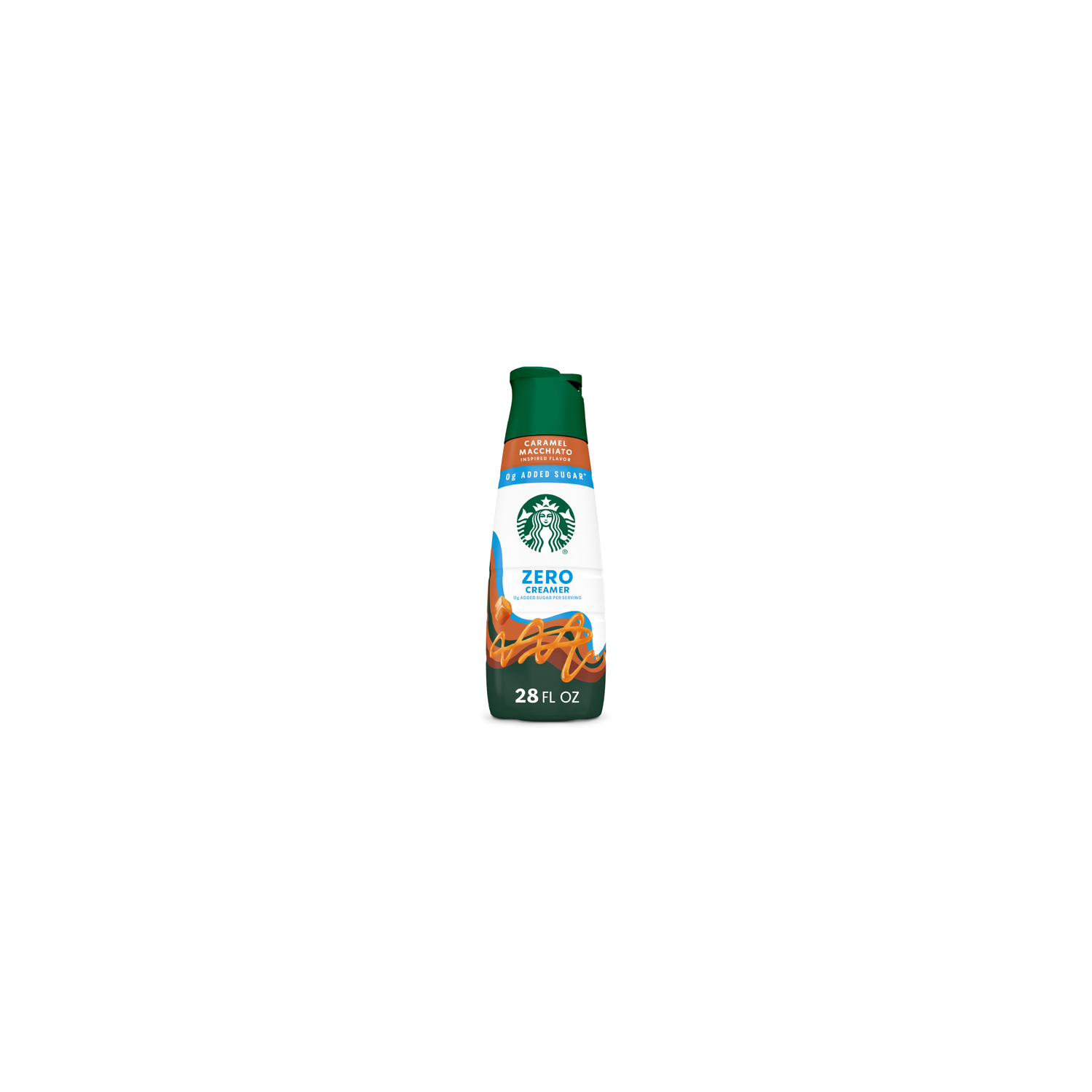 Starbucks Zero Grams Added Sugar, Caramel Flavored Coffee Creamer, Inspired By Macchiato - 28 Ounce Image 1 of 4