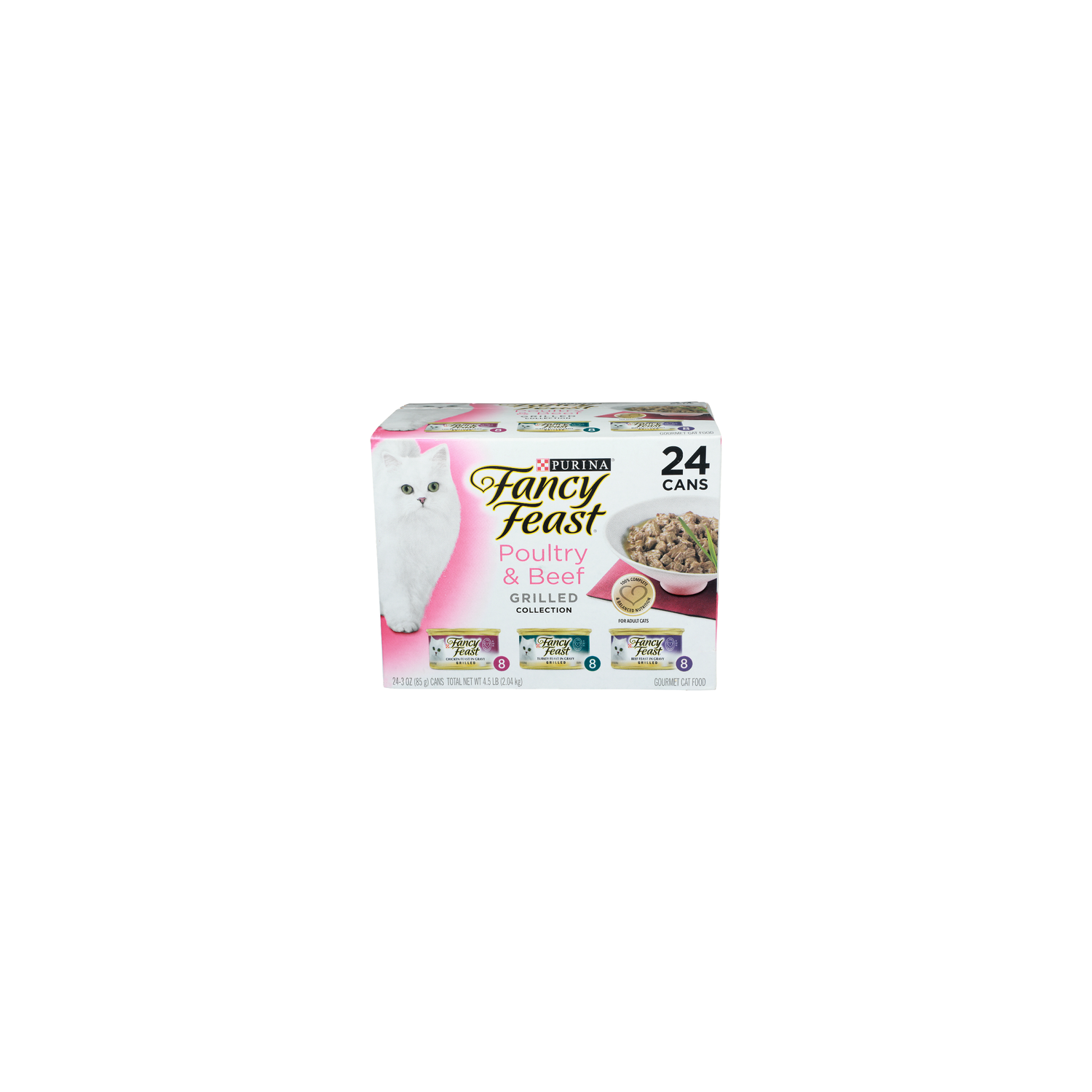 Purina Fancy Feast Chicken Turkey Beef In Gravy Gourmet Cat Food - 3 Ounce - 24 Count Image 1 of 2