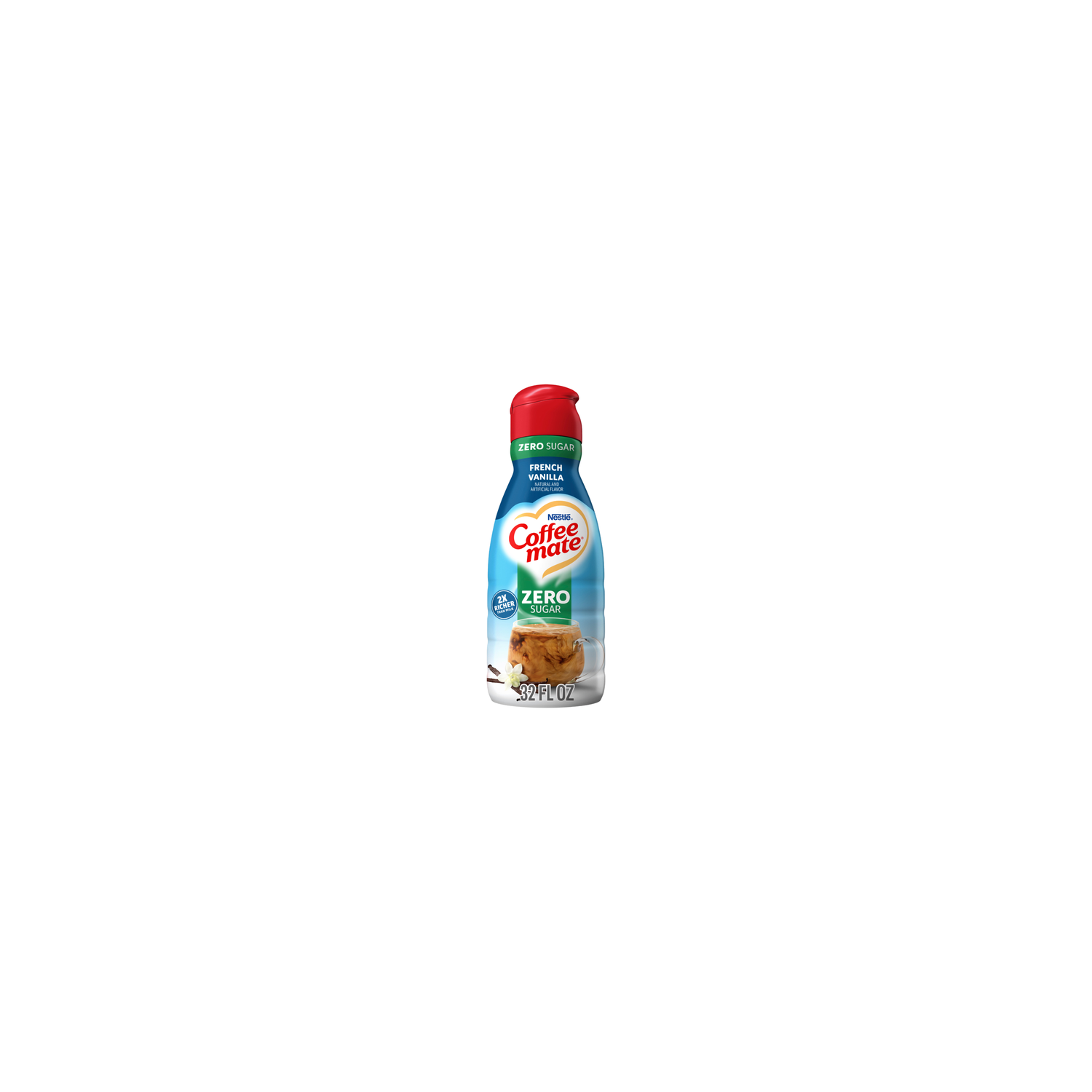 Nestlé Coffee Mate Zero Sugar French Vanilla Liquid Coffee Creamer - 32 Ounce Image 1 of 4