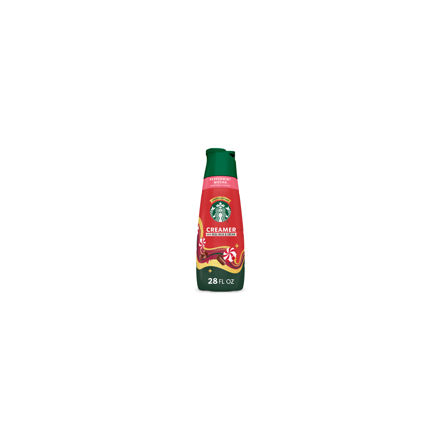 Starbucks Peppermint Mocha Flavored Coffee Creamer, Inspired By Latte - 28 Ounce Image 1 of 4