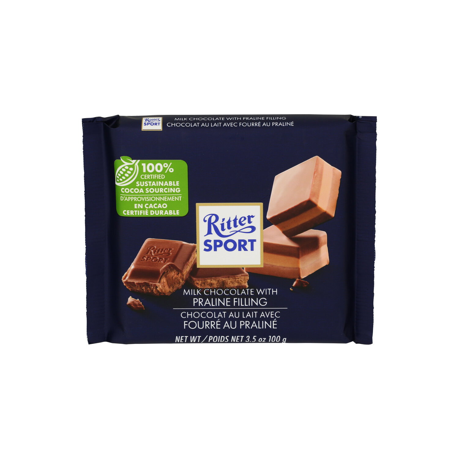 Ritter Sport Chocolate Milk With Praline - 3.5 Ounce Image 1 of 4