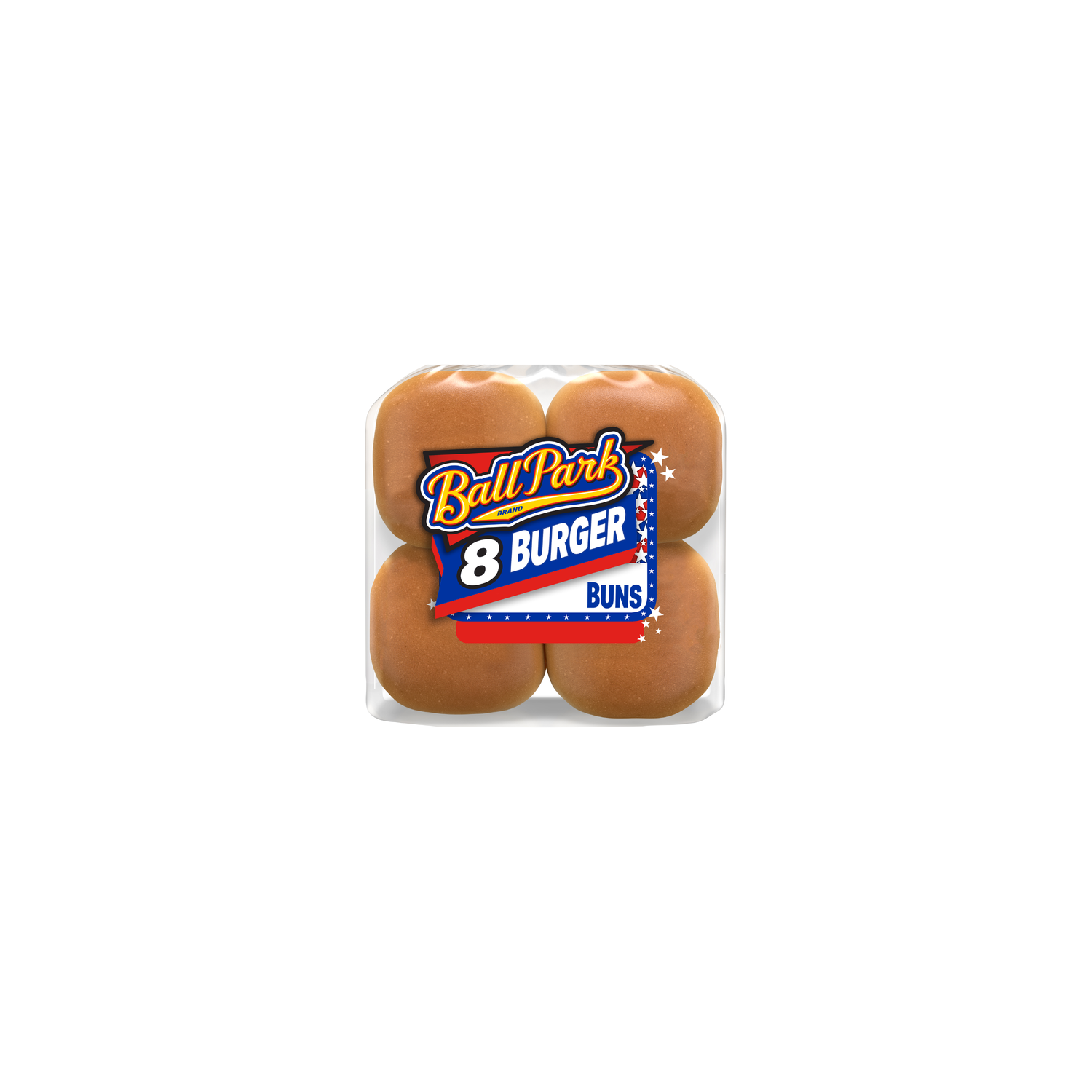 Ball Park White Burger Buns, , Kosher Hamburger Bag - 15 Ounce Image 1 of 4
