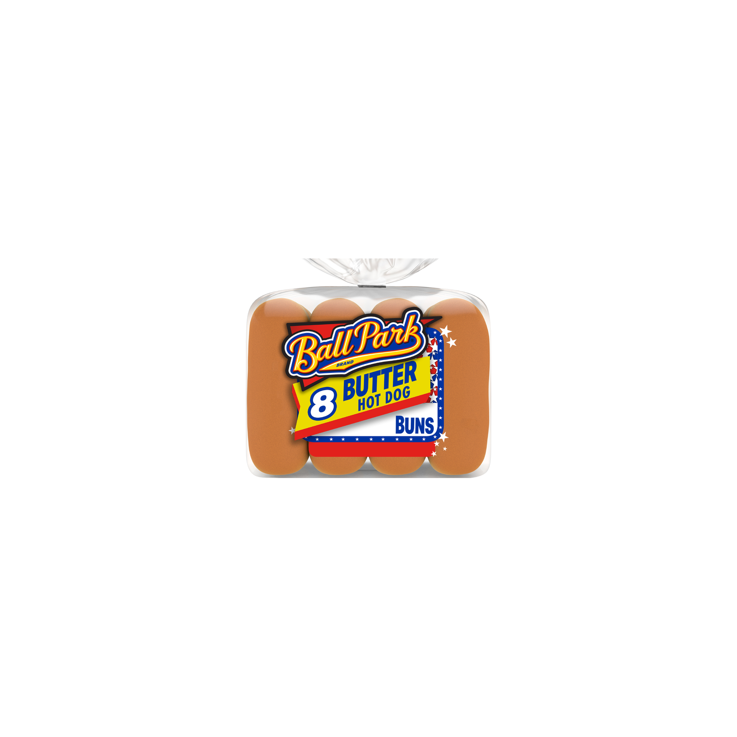 Ball Park Butter Hot Dog Buns, , Bag - 15 Ounce Image 1 of 4