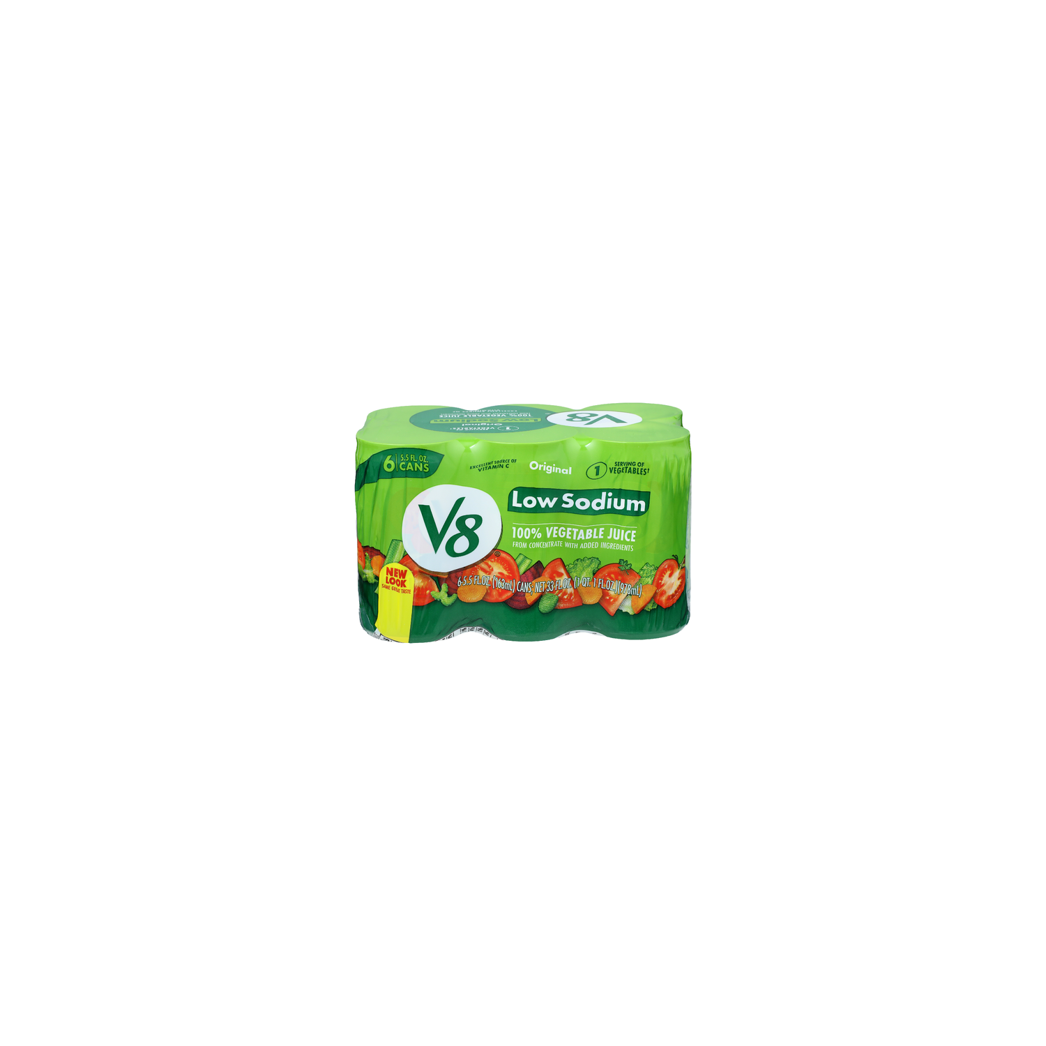 V8 Original Low Sodium Vegetable Juice - 5.5 Fluid Ounce - 6 Count Image 1 of 4
