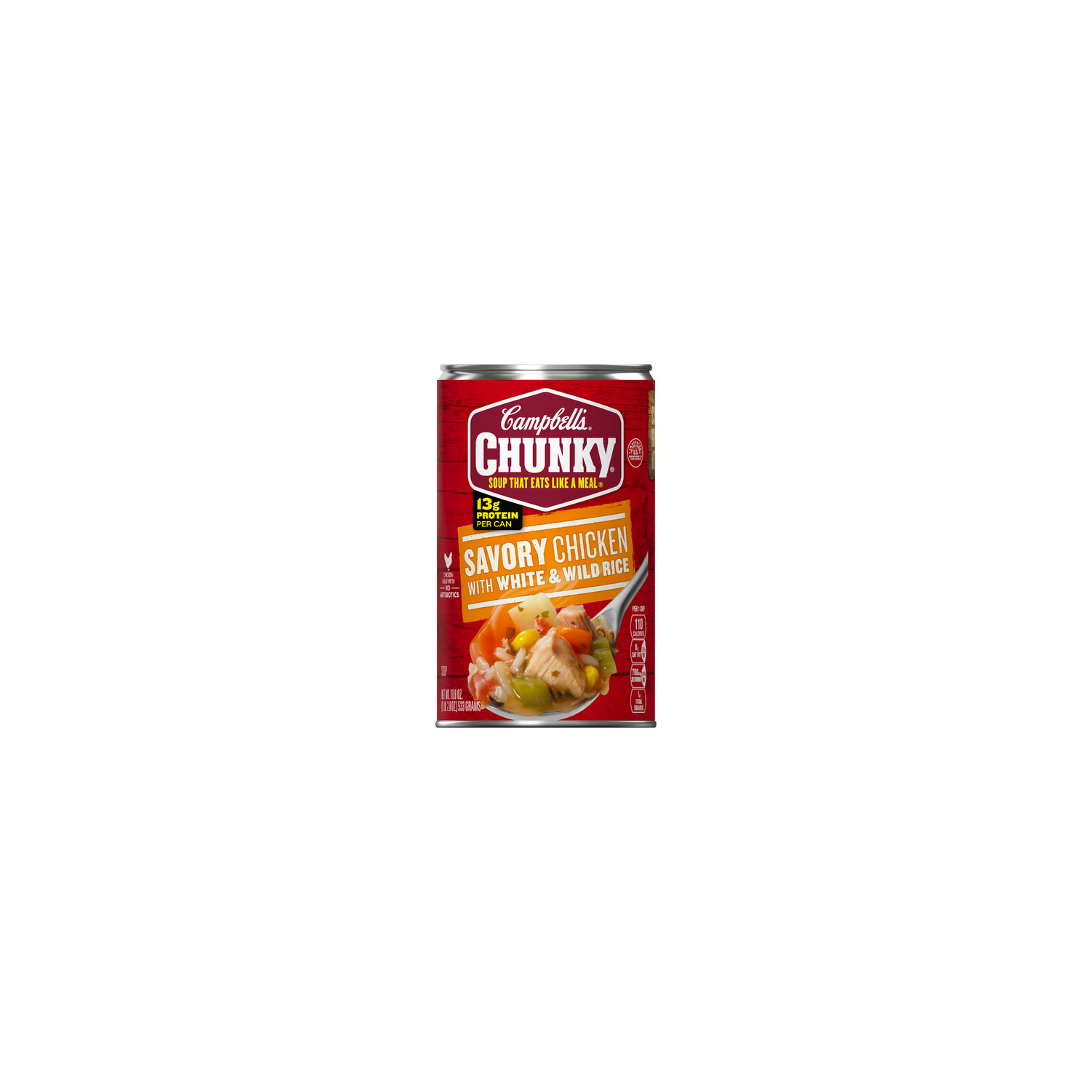 Campbell's Chunky Savory Chicken With White And Wild Rice Soup - 18.8 Ounce Image 1 of 2