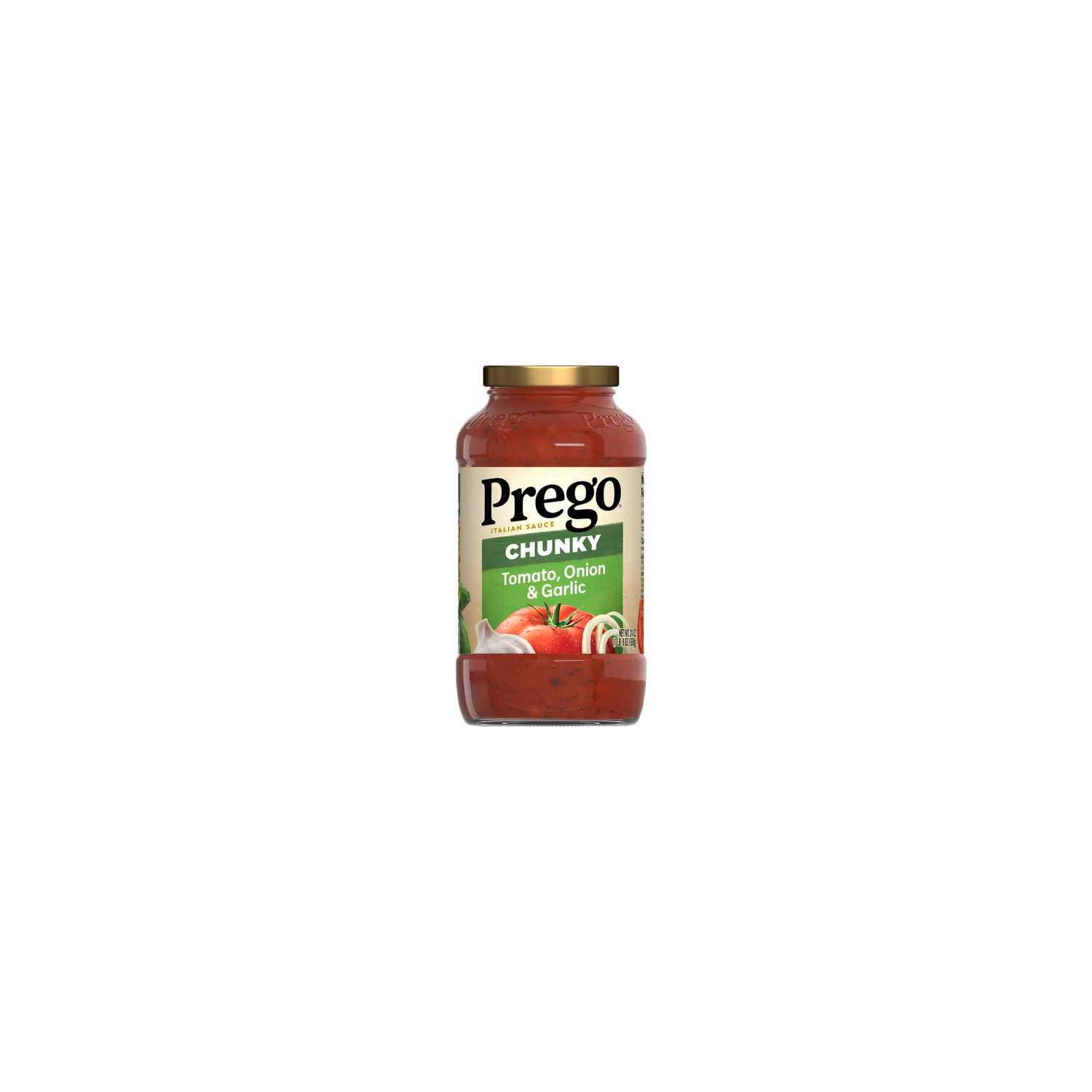 Prego Chunky Tomato, Onion And Garlic Pasta Sauce - 24 Ounce Image 1 of 2