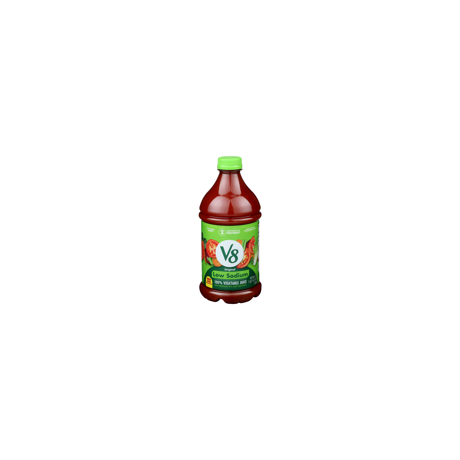 V8 Original Low Sodium 100% Vegetable Juice - 46 Fluid Ounce Image 1 of 4