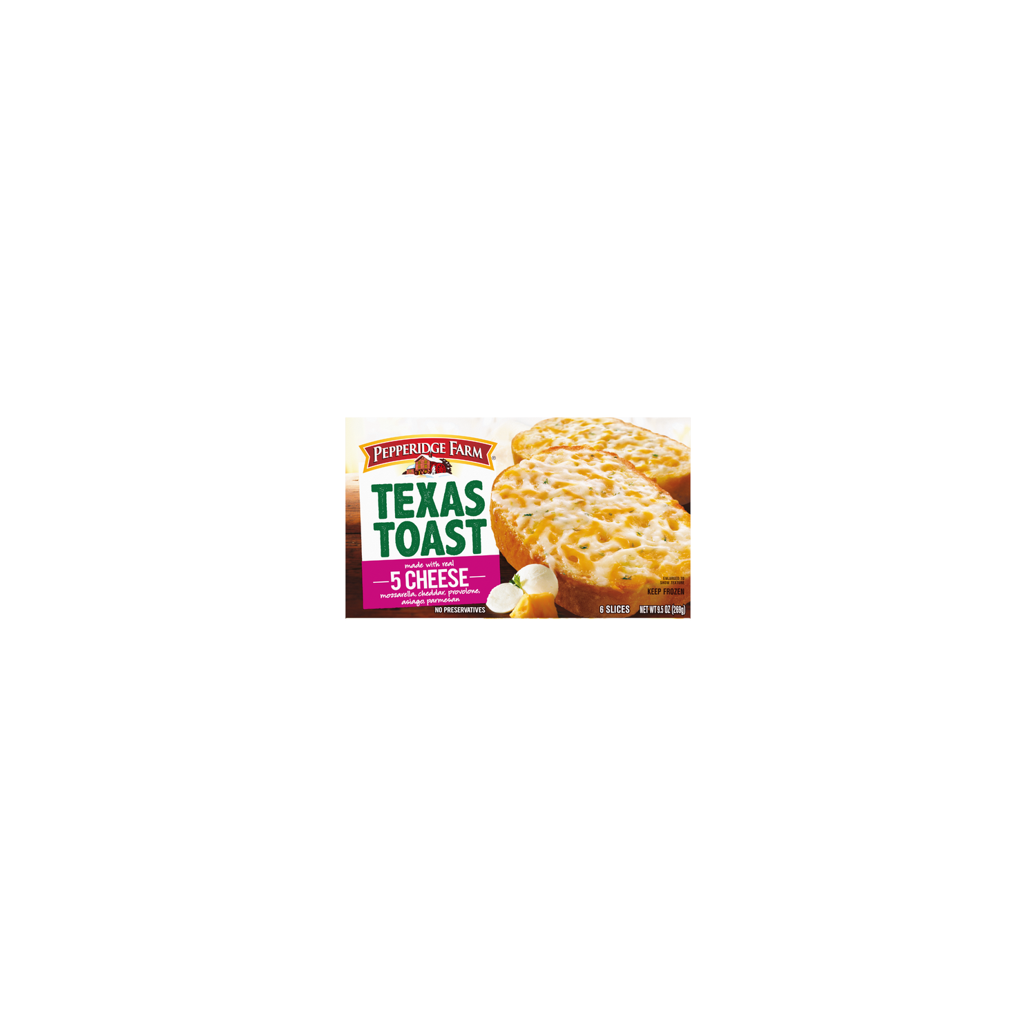 Pepperidge Farm Texas Toast Frozen 5 Cheese Bread - 9.5 Ounce Image 1 of 2