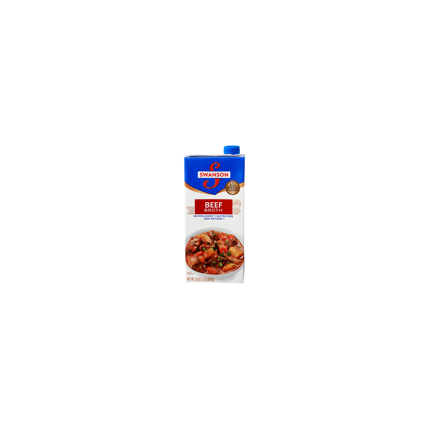 Swanson Rich Roasted Flavor Beef Broth - 32 Ounce Image 1 of 4