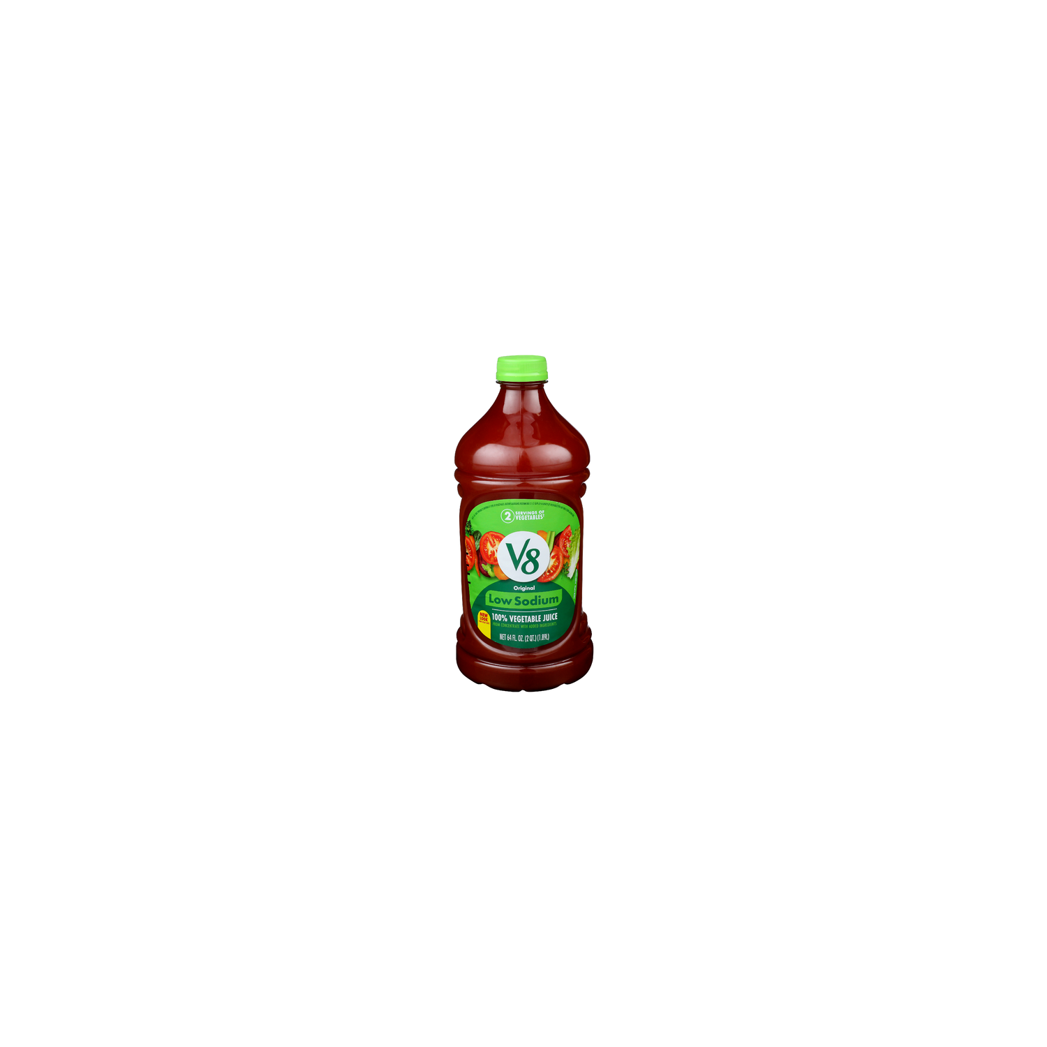 V8 Original Low Sodium 100% Vegetable Juice - 32 Fluid Ounce - 2 Count Image 1 of 4