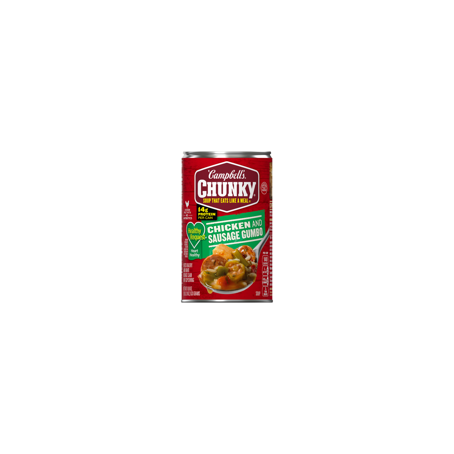 Campbell's Chunky Healthy Request Chicken And Sausage Gumbo Soup - 18.8 Ounce Image 1 of 2