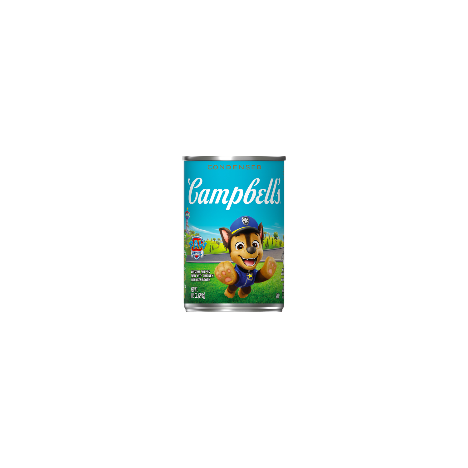 Campbell's Condensed Awesome Shapes Pasta With Chicken In Broth - 10.5 Ounce Image 1 of 2