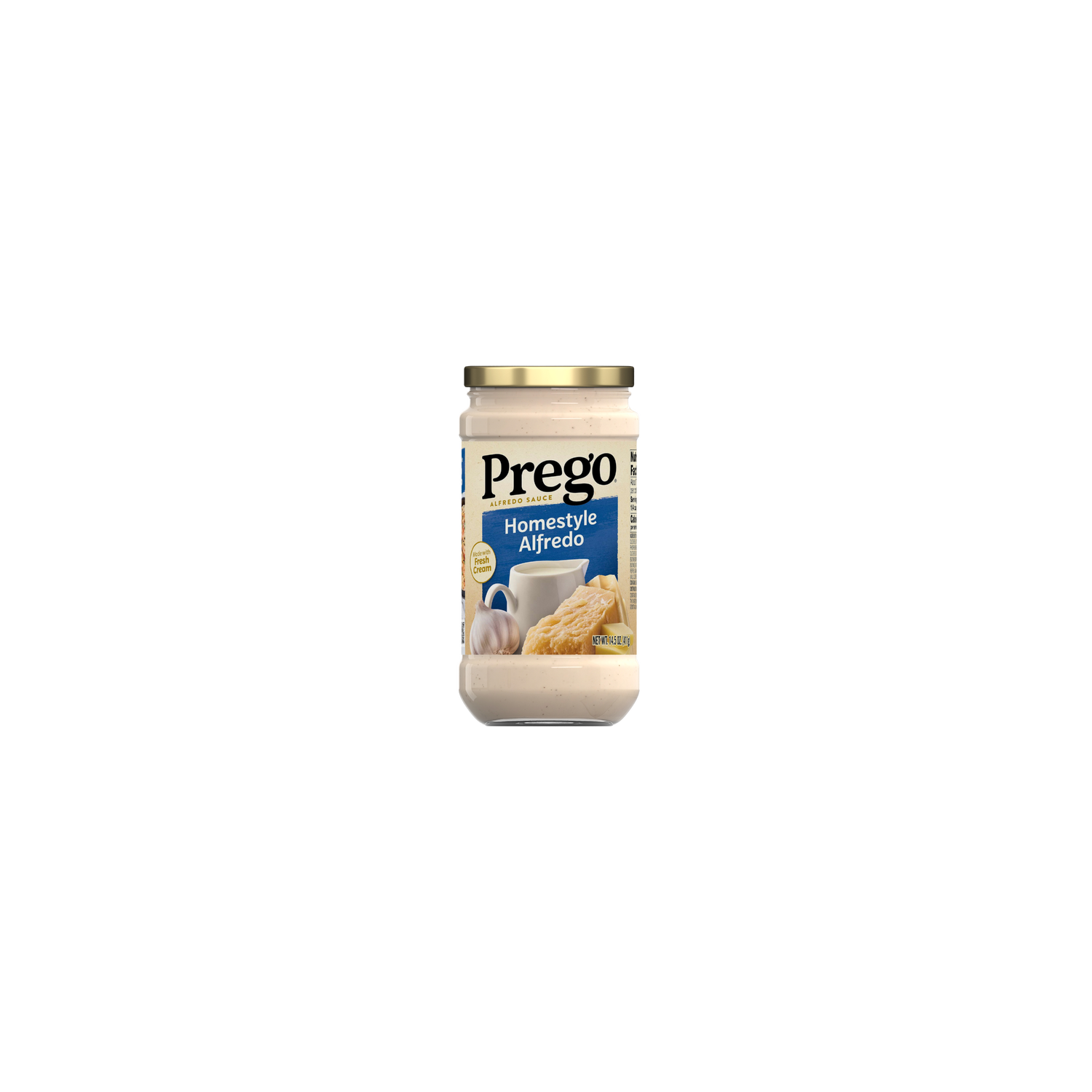 Prego Homestyle Alfredo Pasta Sauce, Jar - 14.5 Ounce Image 1 of 2