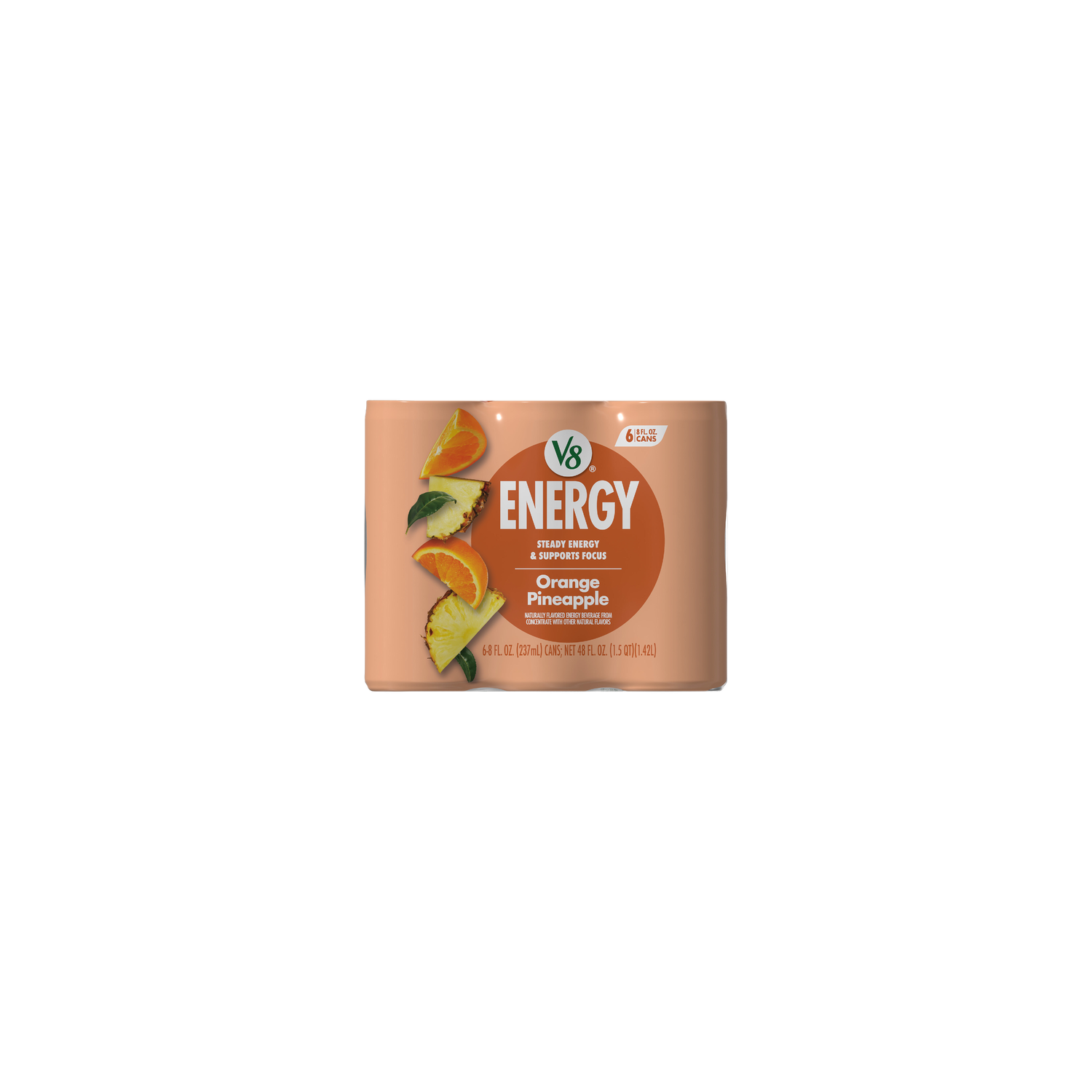 V8 Energy Orange Pineapple Drink - 48 Fluid Ounce Image 1 of 2