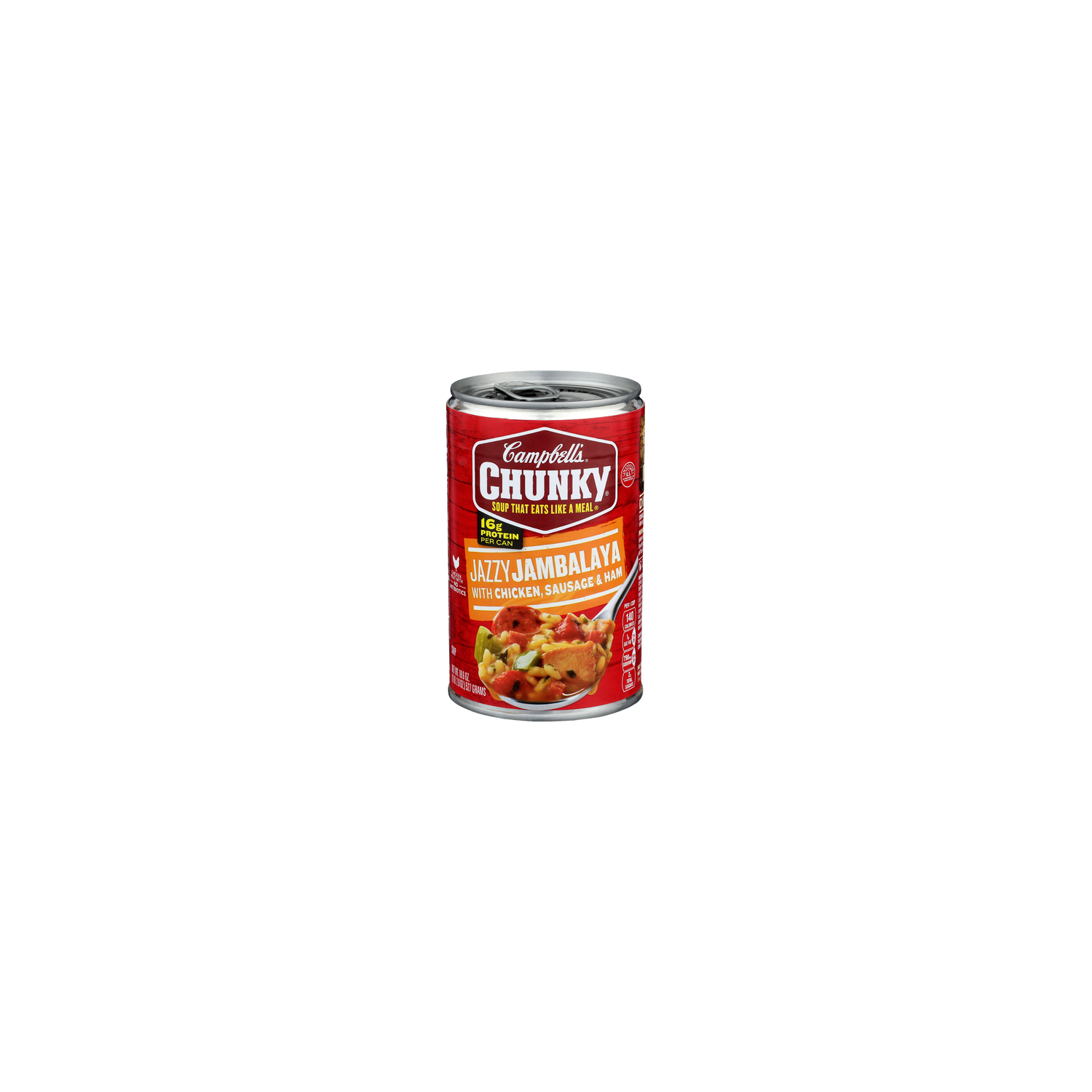 Campbell's Chunky Jazzy Jambalaya With Chicken Sausage & Ham Soup - 18.6 Ounce Image 1 of 4