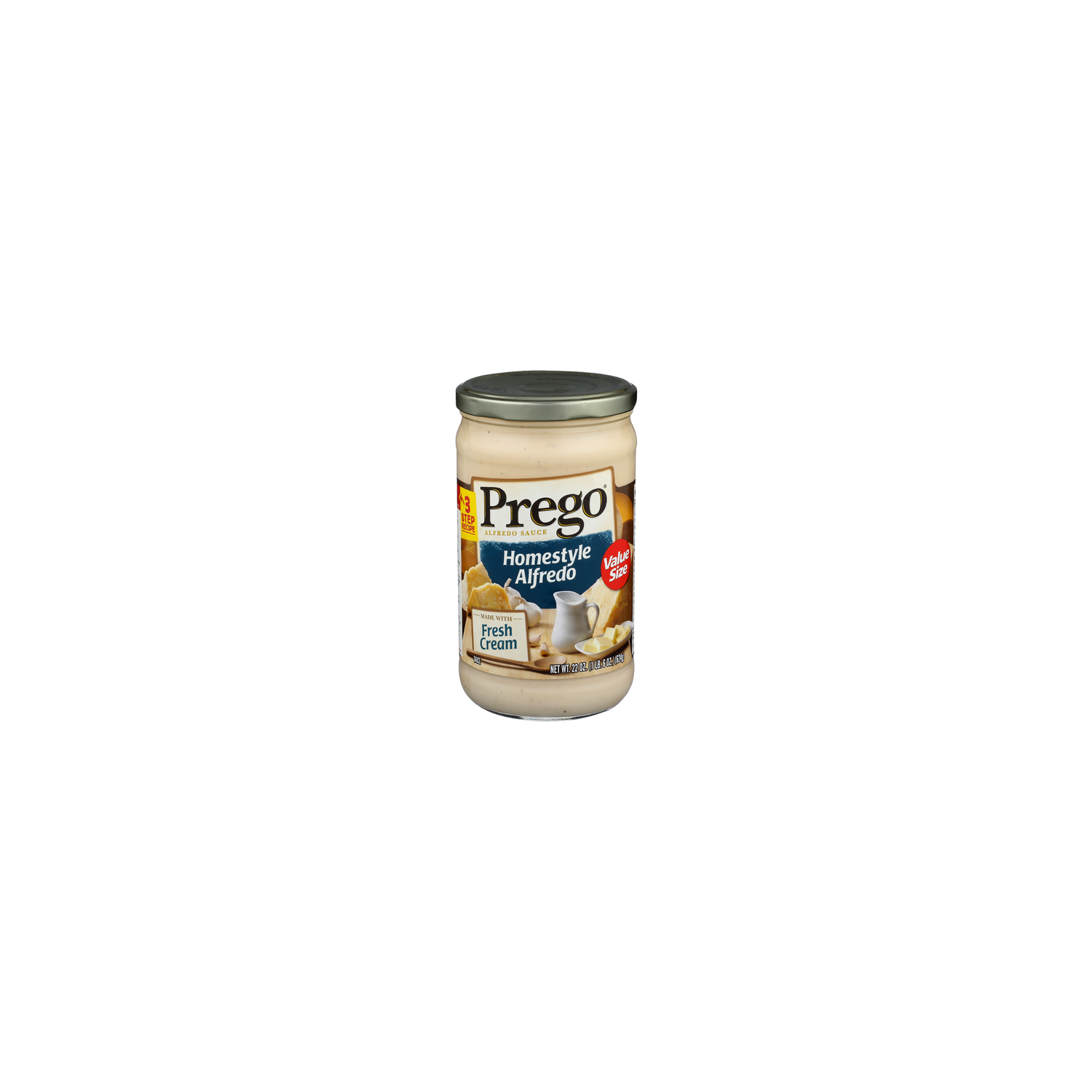 Prego Homestyle Alfredo Sauce - 22 Ounce Image 1 of 2