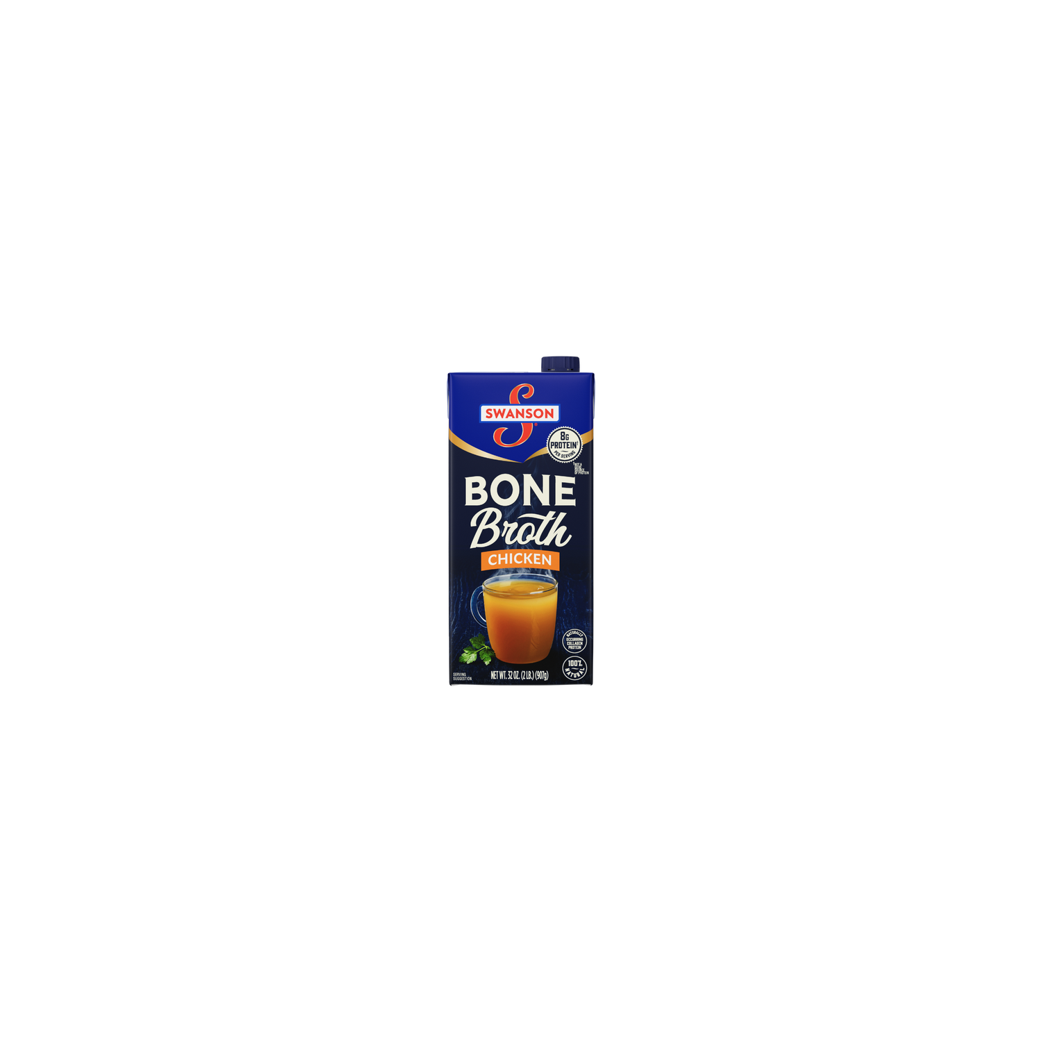 Swanson Chicken Bone Broth, Carton - 32 Ounce Image 1 of 2