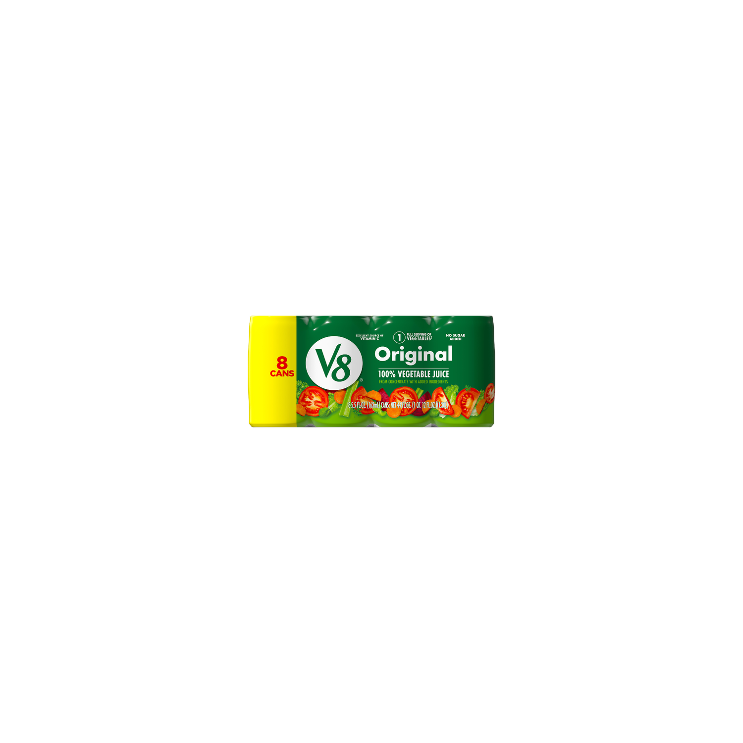 V8 Original 100% Vegetable Juice, Can 8 Pack - 44 Fluid Ounce Image 1 of 2