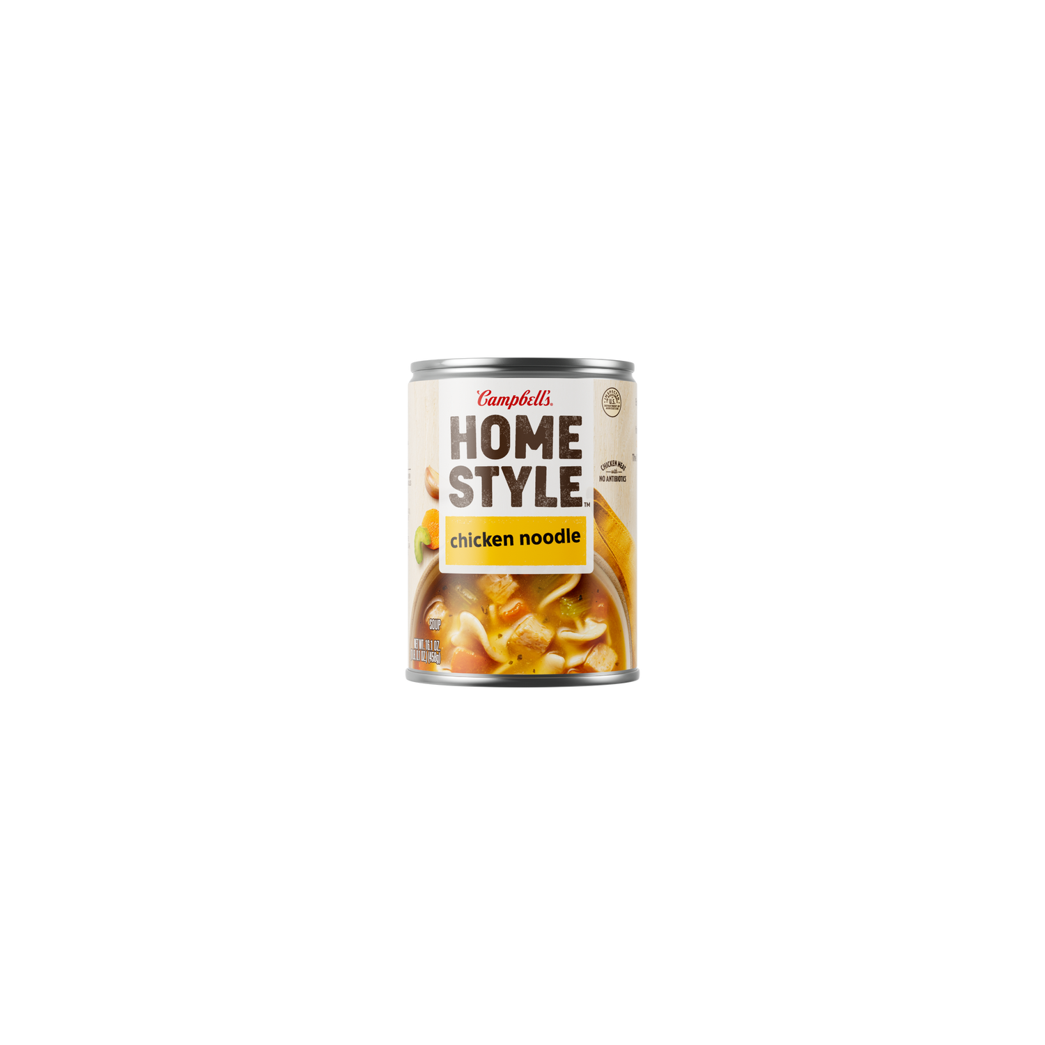 Campbell's Homestyle Chicken Noodle Soup, Can - 16.1 Ounce Image 1 of 2