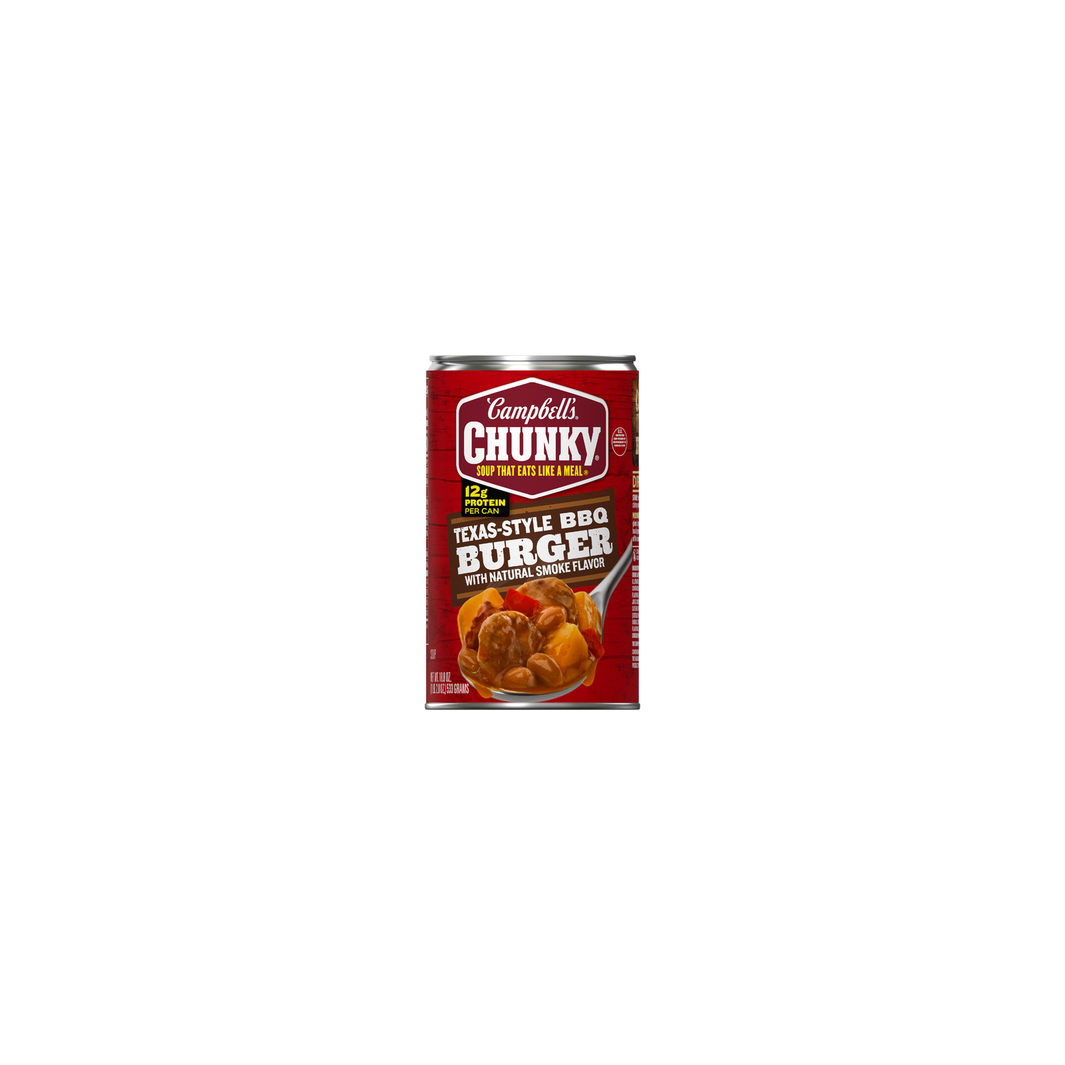 Campbell's Chunky Texas-Style BBQ Burger With Natural Smoke Flavor Soup, Can - 18.8 Ounce Image 1 of 2