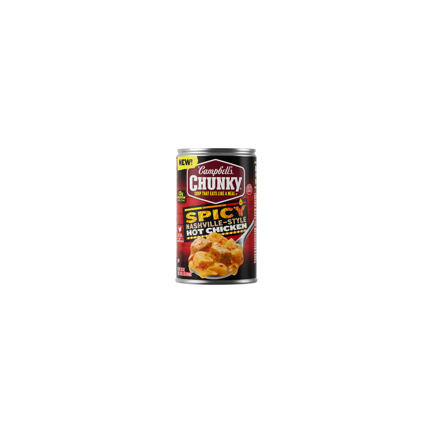 Campbell's Chunky Soup, Spicy Nashville-Style Hot Chicken Can - 18.8 Ounce Image 1 of 2