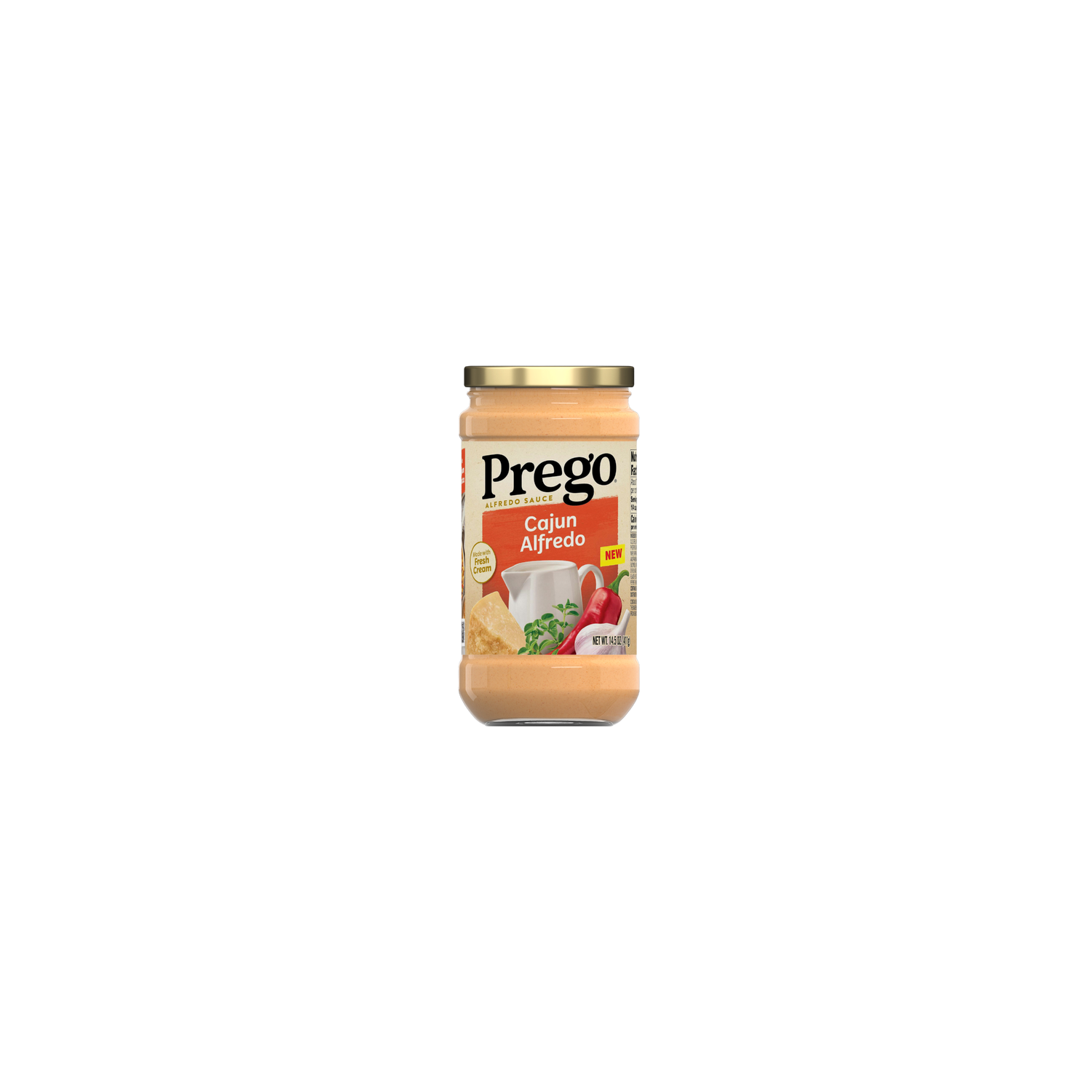 Prego Cajun Alfredo Sauce - 14.5 Ounce Image 1 of 4