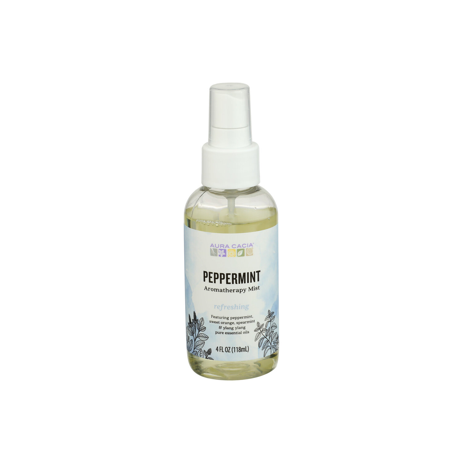 Aura Cacia Refreshing Peppermint Harvest Aromatherapy Mist - 4 Fluid Ounce Image 1 of 3