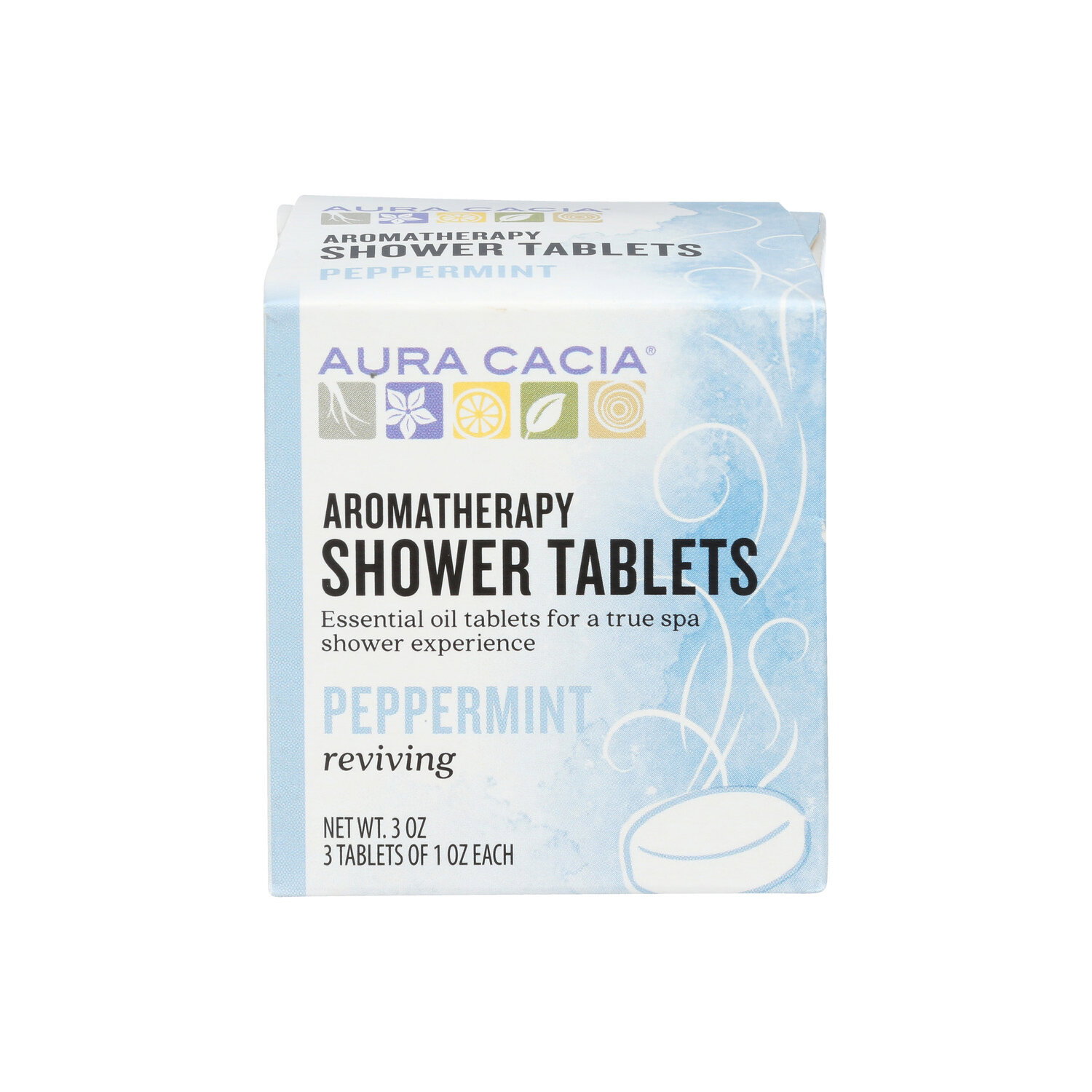 Aura Cacia Reviving Peppermint Aromatherapy Shower Tablets - 3 Ounce Image 1 of 3