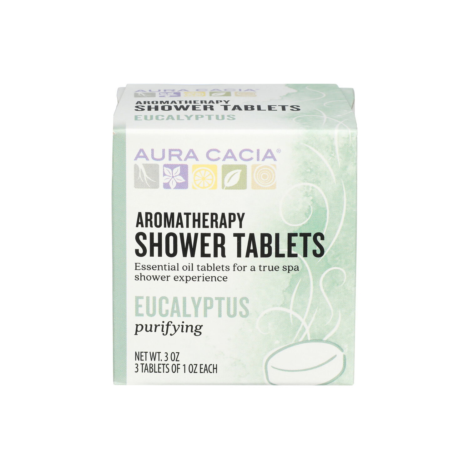 Aura Cacia Purifying Eucalyptus Aromatherapy Shower Tablets - 3 Ounce Image 1 of 3