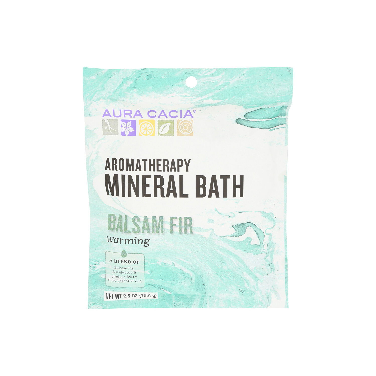 Aura Cacia Warming Balsam Fir Aromatherapy Mineral Bath - 2.5 Ounce Image 1 of 3