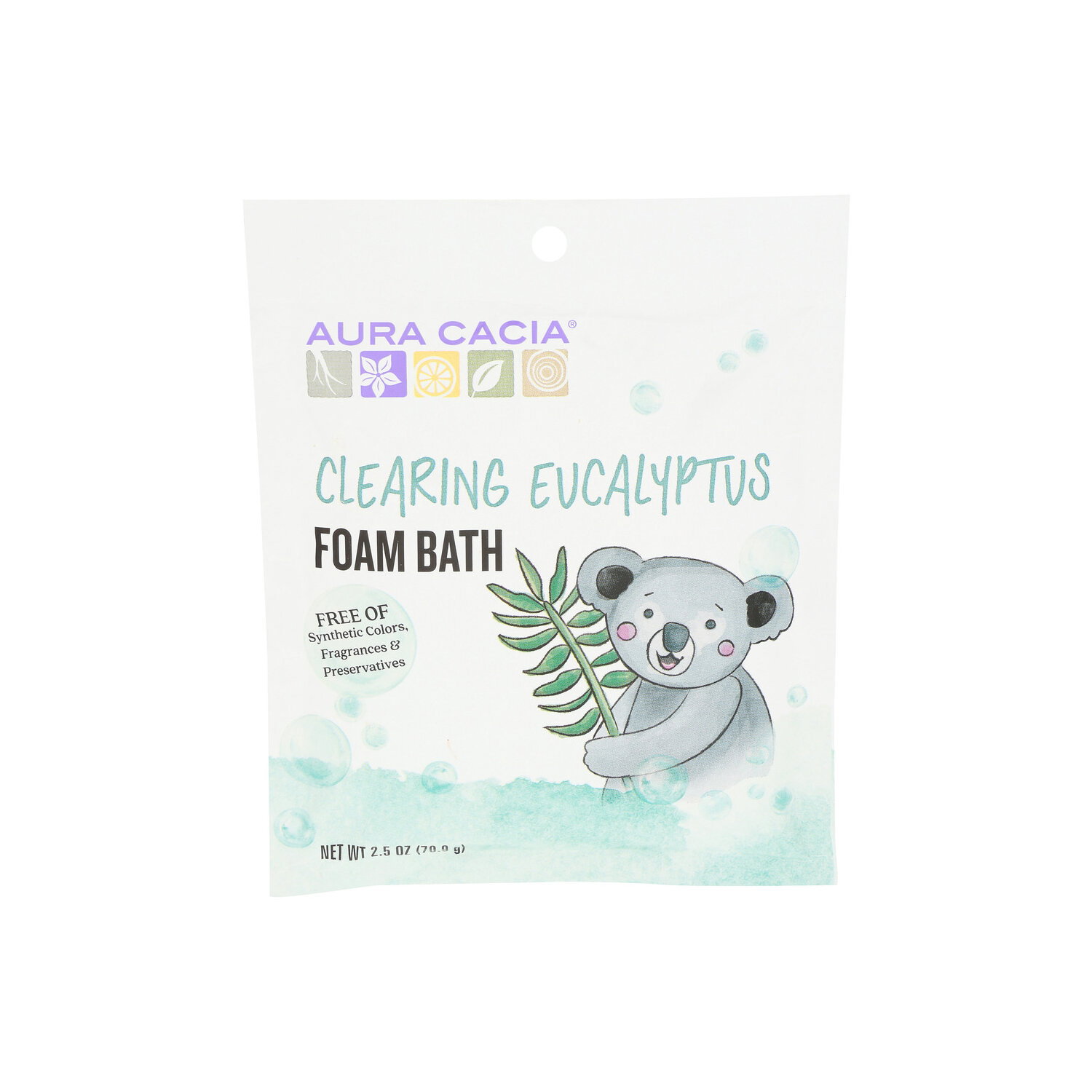 Aura Cacia Clearing Eucalyptus Foam Bath - 2.5 Ounce Image 1 of 3