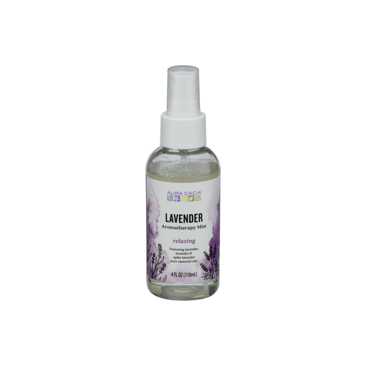 Aura Cacia Lavender Relaxing Aromatherapy Mist - 4 Fluid Ounce Image 1 of 3