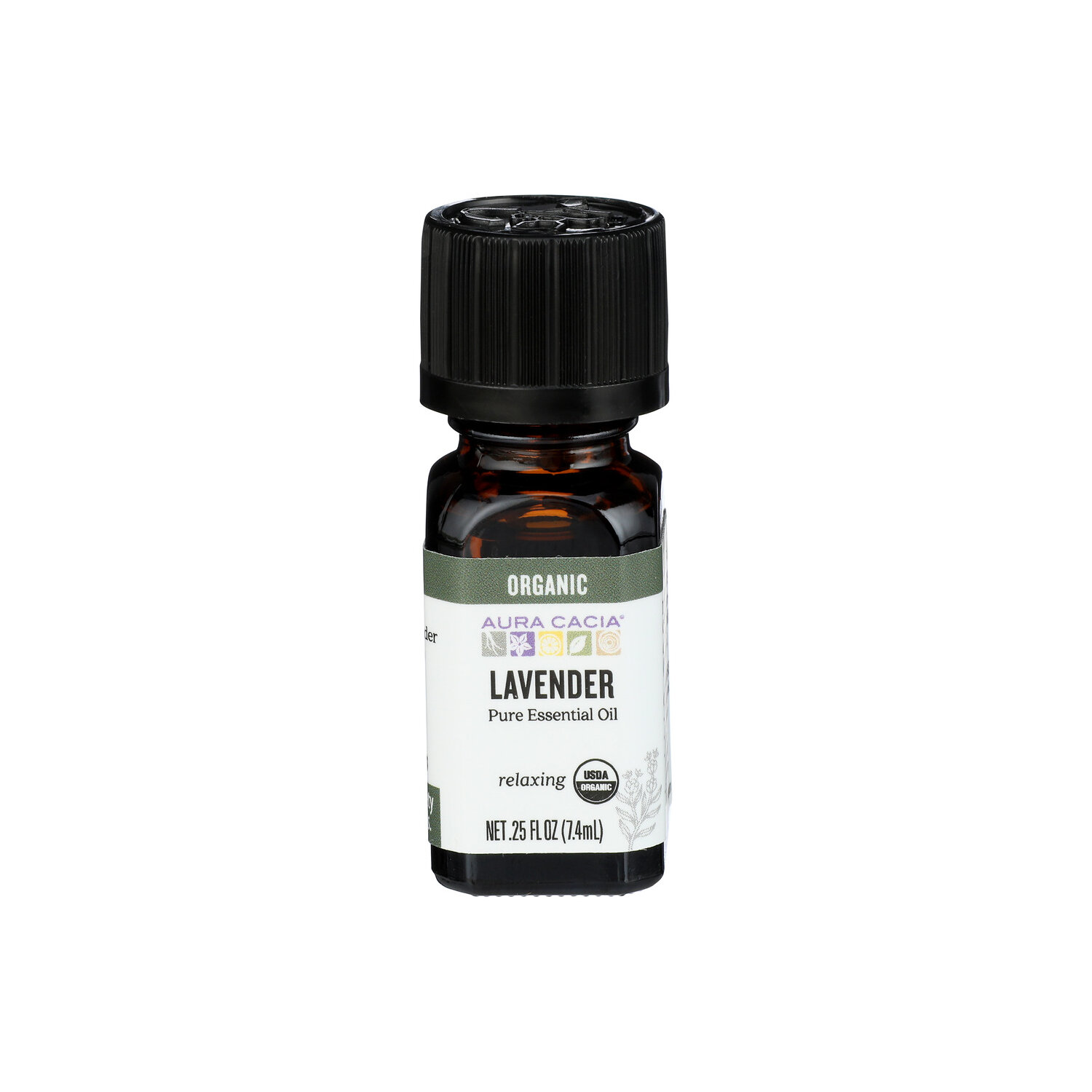 Aura Cacia Lavender Organic Essential Oil - 0.25 Fluid Ounce Image 1 of 3