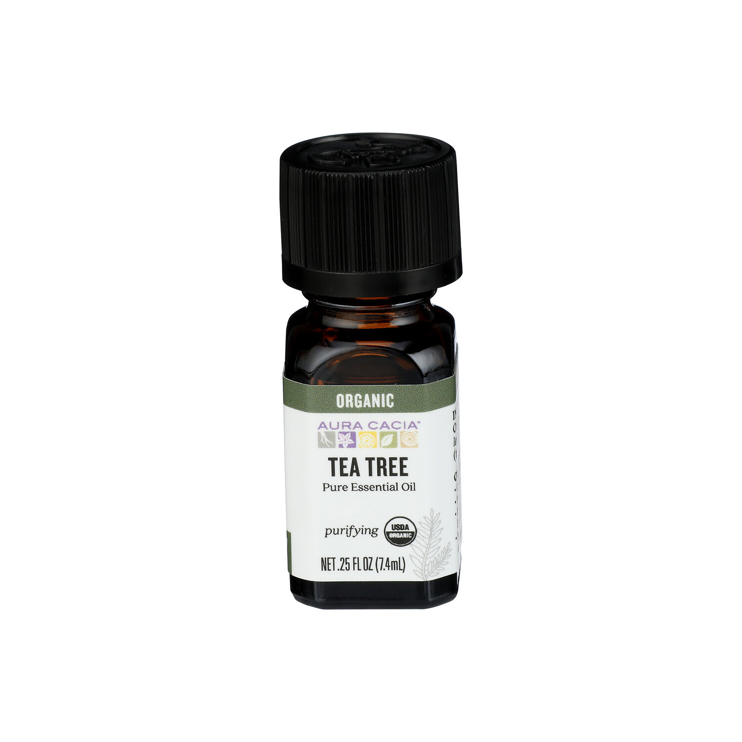 Aura Cacia Tea Tree Organic Essential Oil - 0.25 Fluid Ounce Image 1 of 3