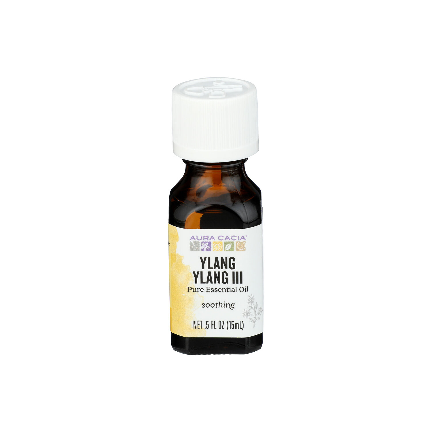 Aura Cacia Ylang III Soothing Pure Essential Oil - 0.5 Fluid Ounce Image 1 of 3