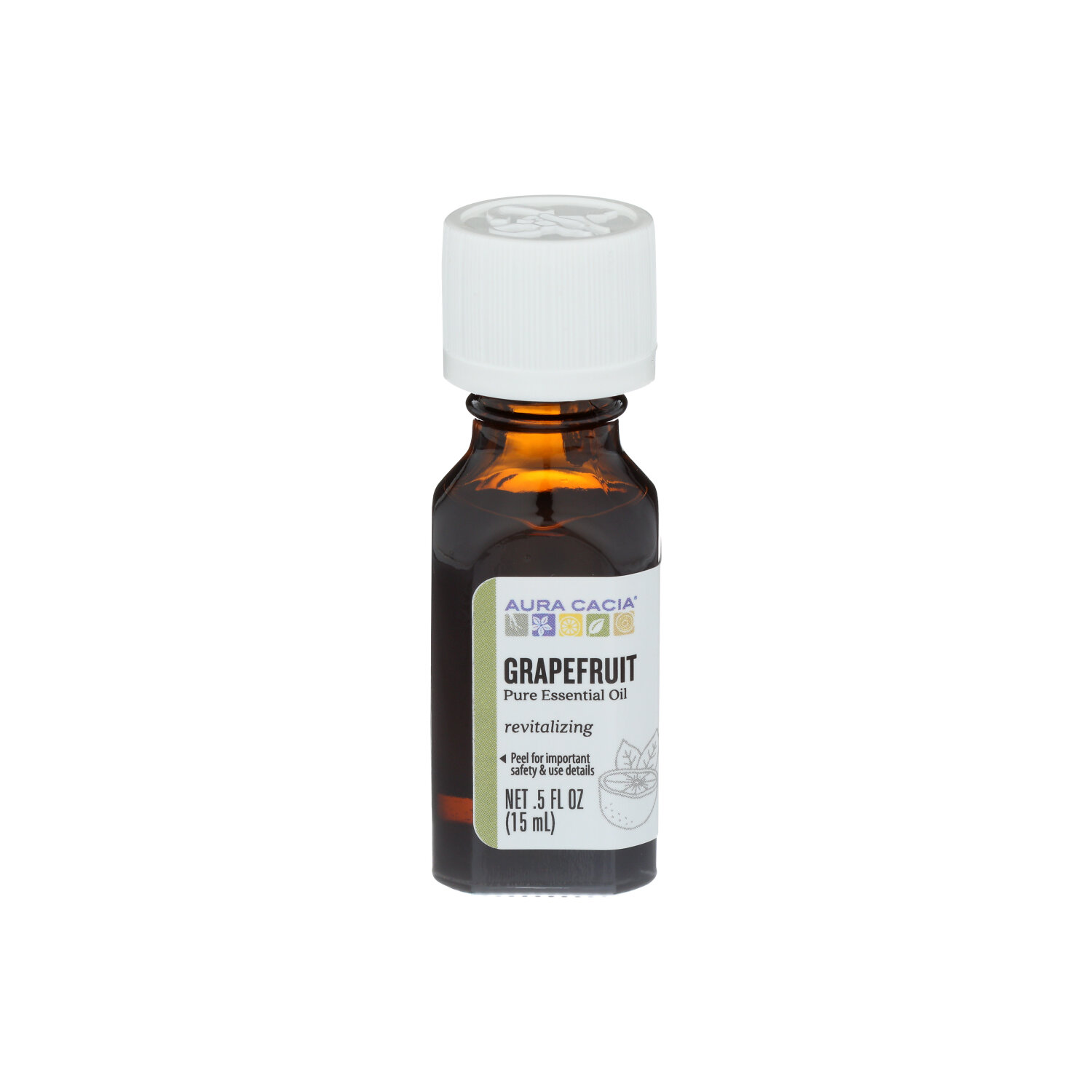 Aura Cacia Essential Oil Grapefruit - 0.5 Fluid Ounce Image 1 of 3
