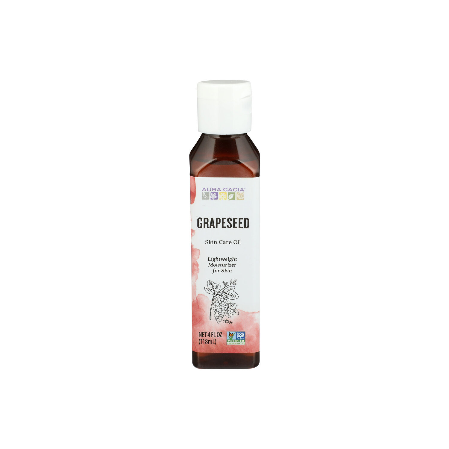Aura Cacia Grapeseed Skin Care Oil - 4 Fluid Ounce Image 1 of 3