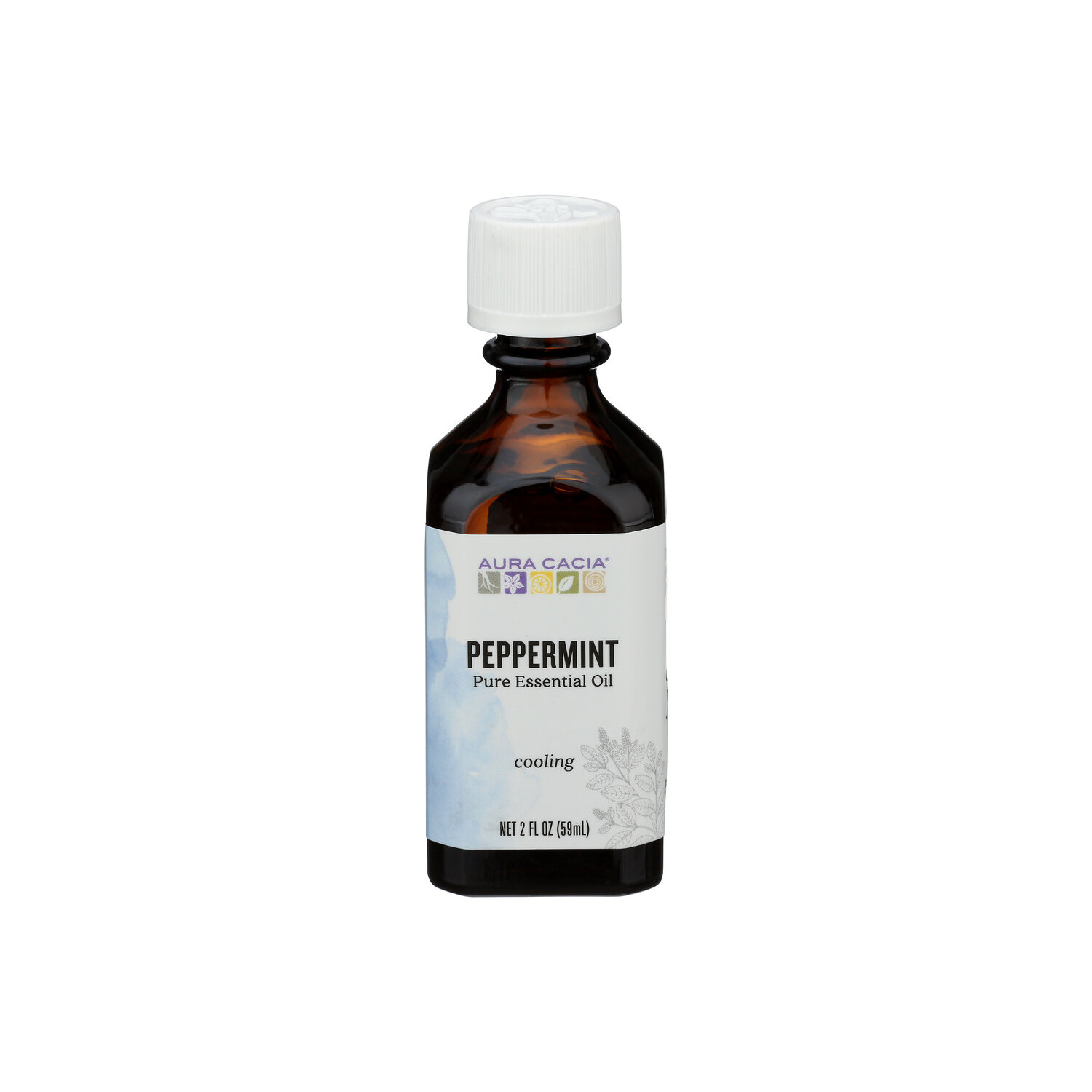 Aura Cacia Peppermint Essential Oil - 2 Fluid Ounce Image 1 of 3