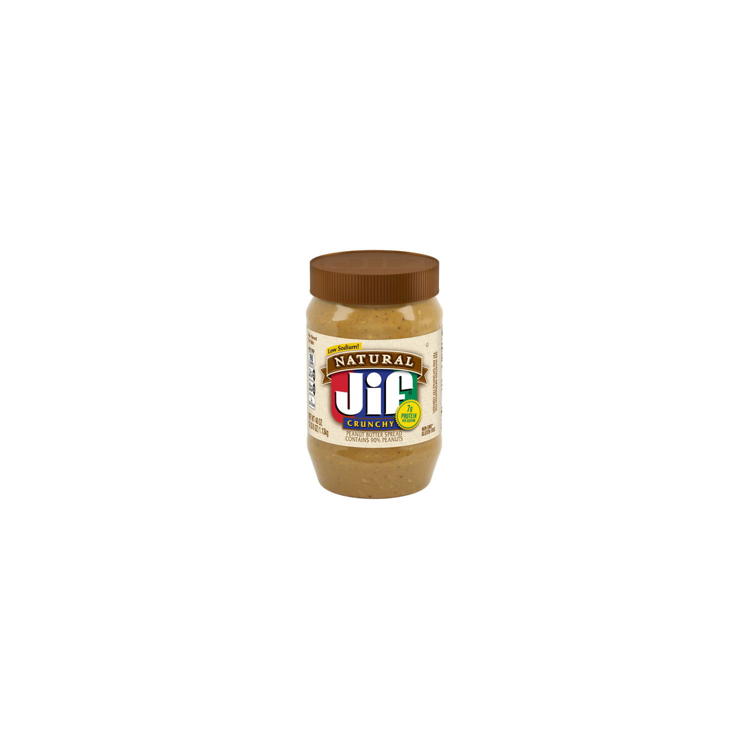 Jif Natural Crunchy Peanut Butter - 40 Ounce Image 1 of 4