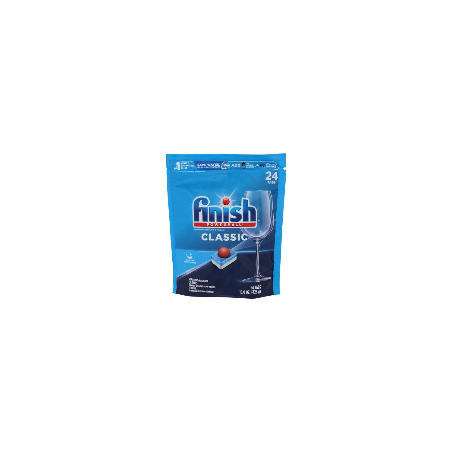 Finish Powerball Classic Dishwasher Detergent Pods - 0.625 Ounce - 24 Count Image 1 of 3