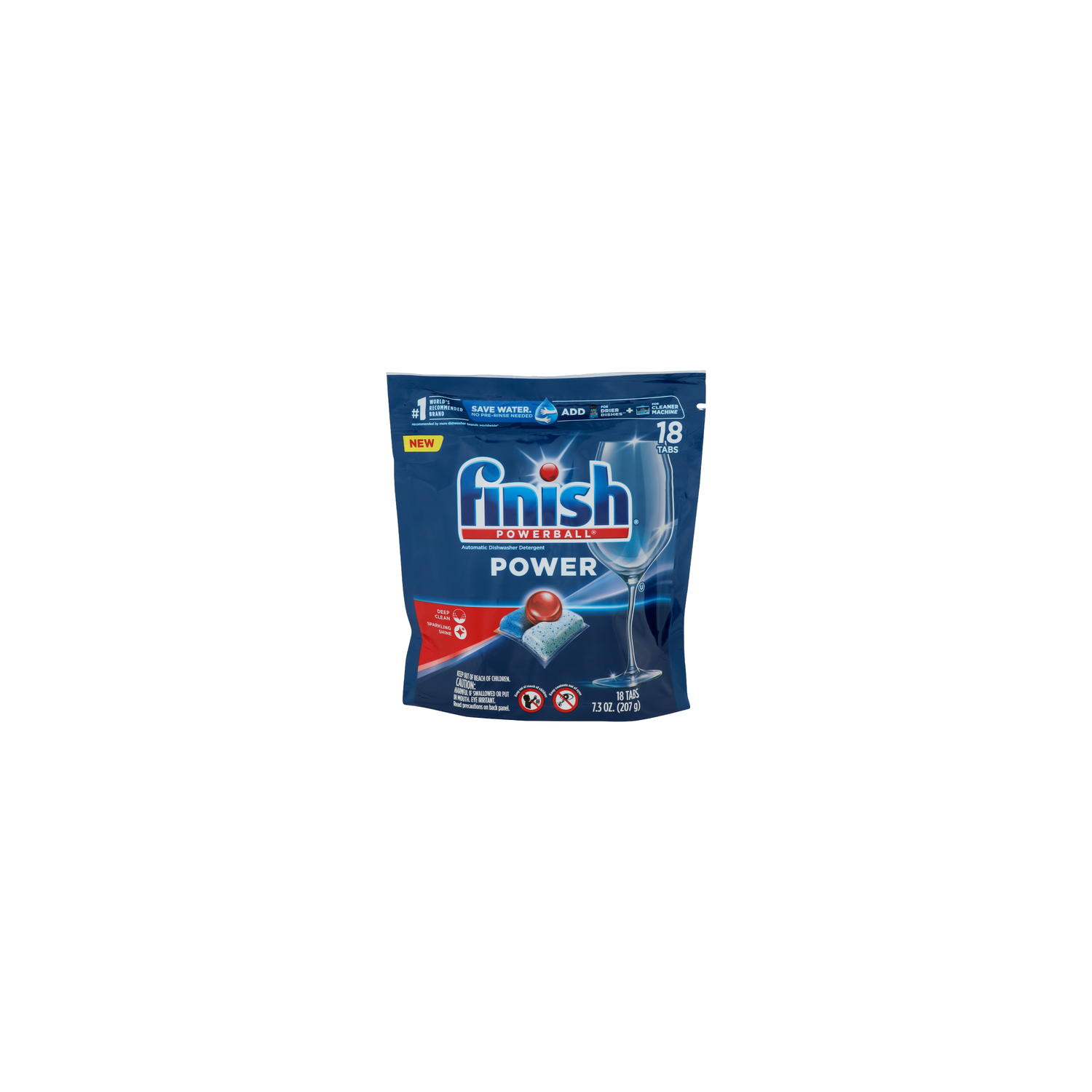Finish Powerball Power Powerball Automatic Dishwasher Detergent - 0.406 Ounce - 18 Count Image 1 of 3