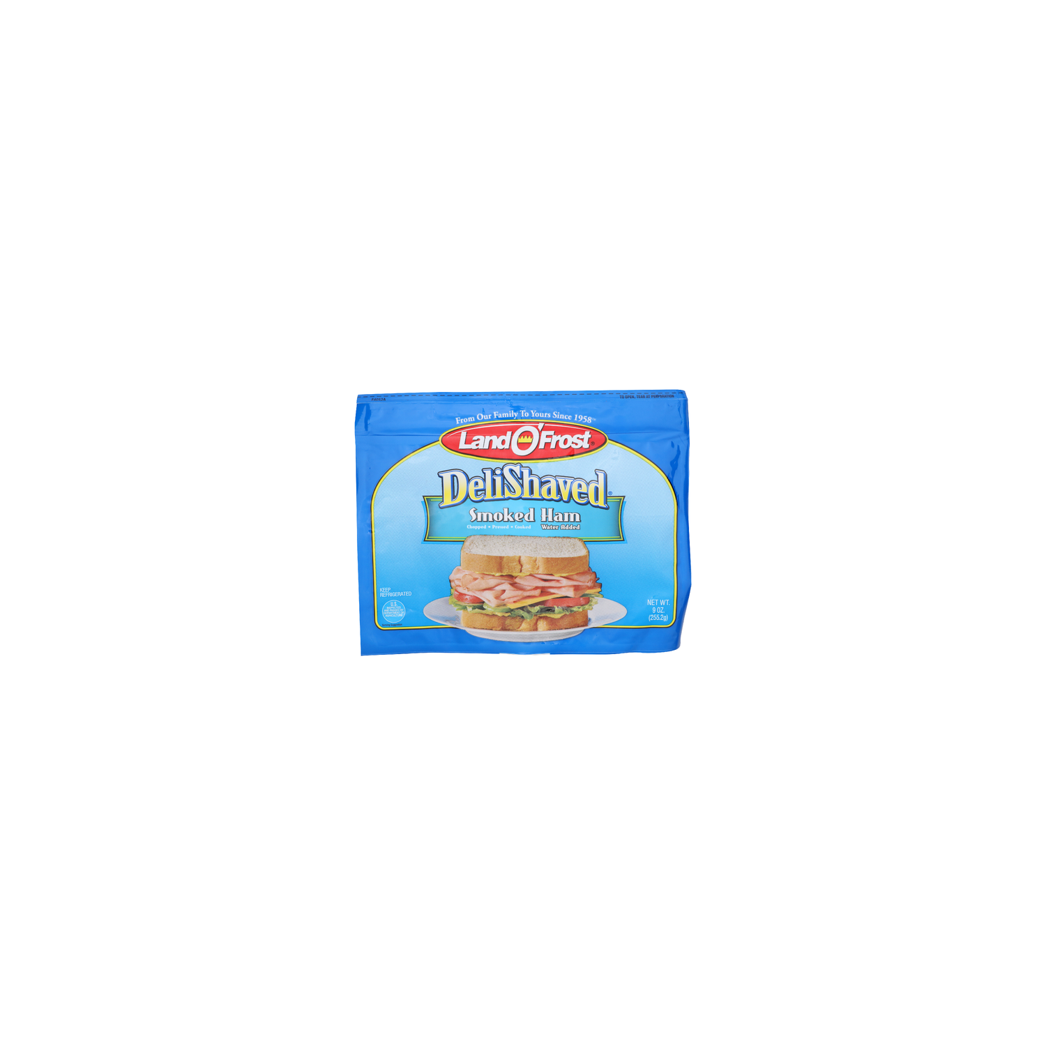 Land O'frost Delishaved Chopped Pressed Cooked Delishaved Smoked Ham - 9 Ounce Image 1 of 4