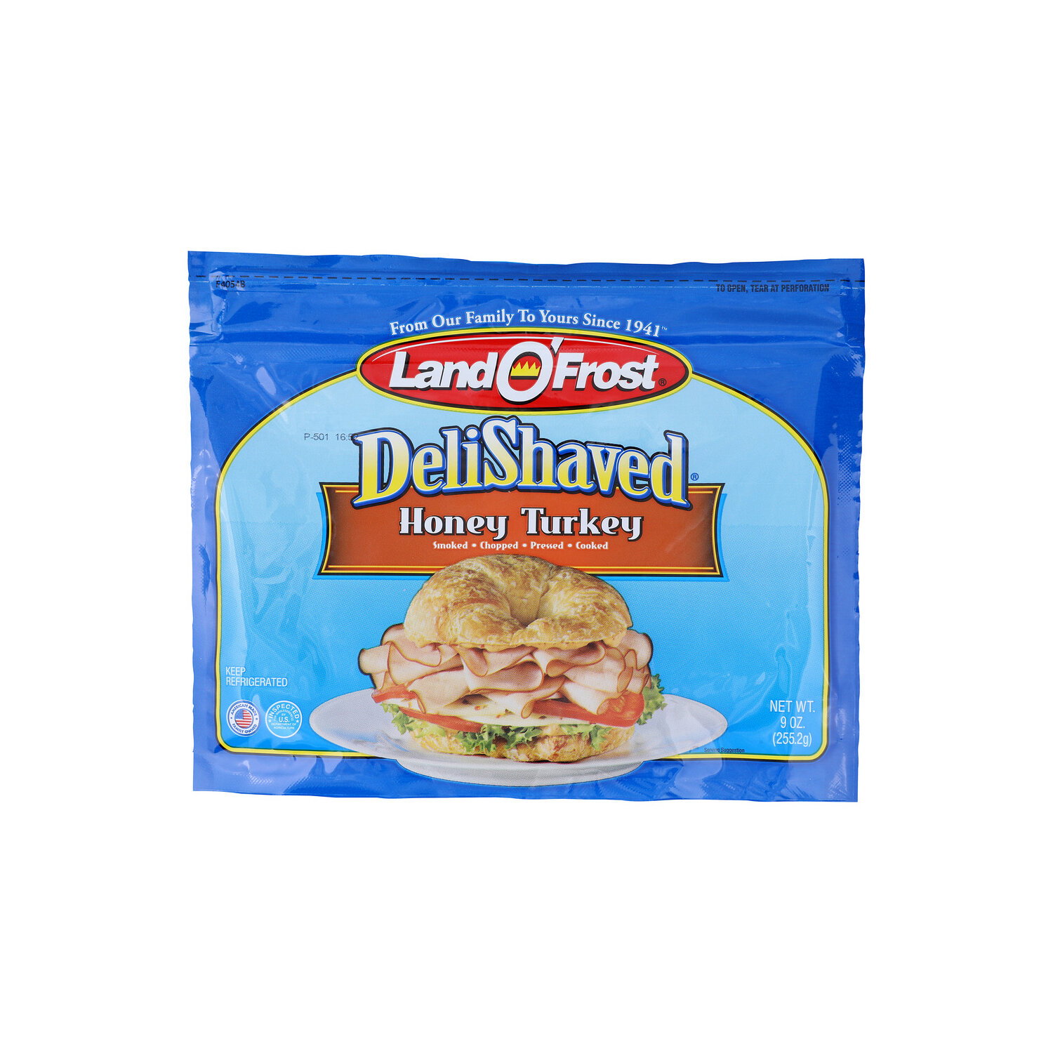 Land O'Frost Deli Shaved Honey Turkey - 9 Ounce Image 1 of 4