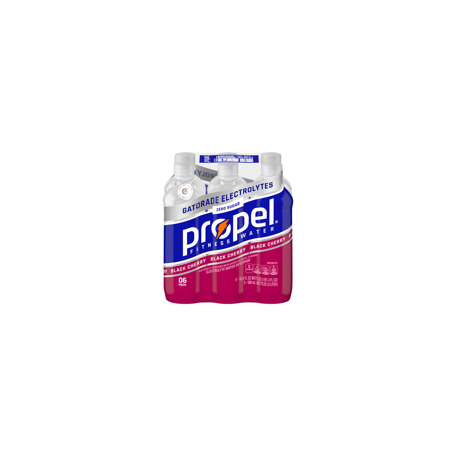 Propel Zero Sugar Electrolyte Water Beverage Black Cherry - 101.4 Fluid Ounce Image 1 of 3