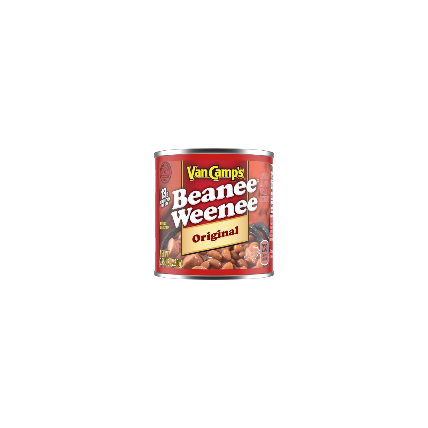 Van Camp's Original Beanee Weenee, Canned Food - 7.75 Ounce Image 1 of 4