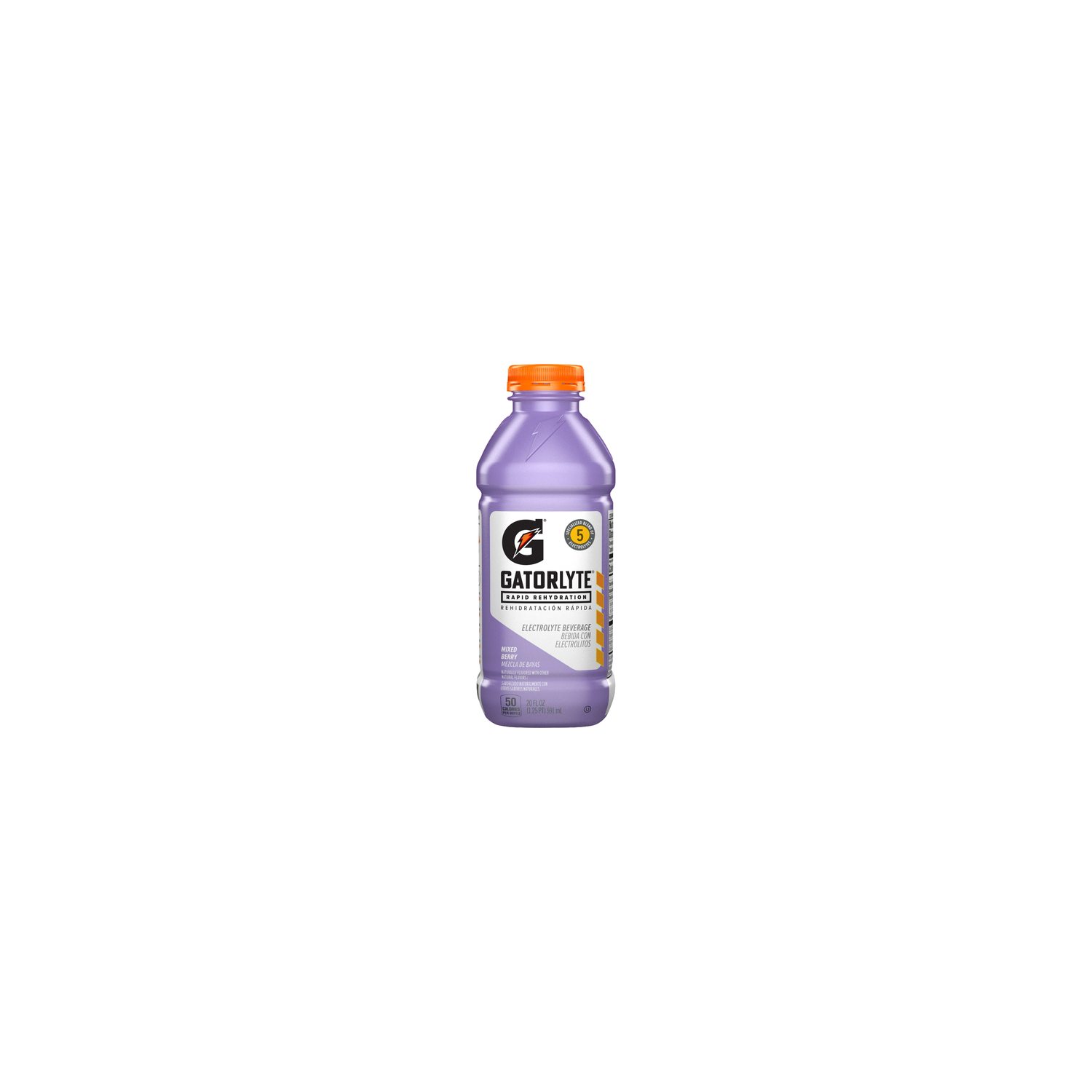 Gatorade Gatorlyte Rapid Rehydration Electrolyte Beverage Mixed Berry - 20 Fluid Ounce
