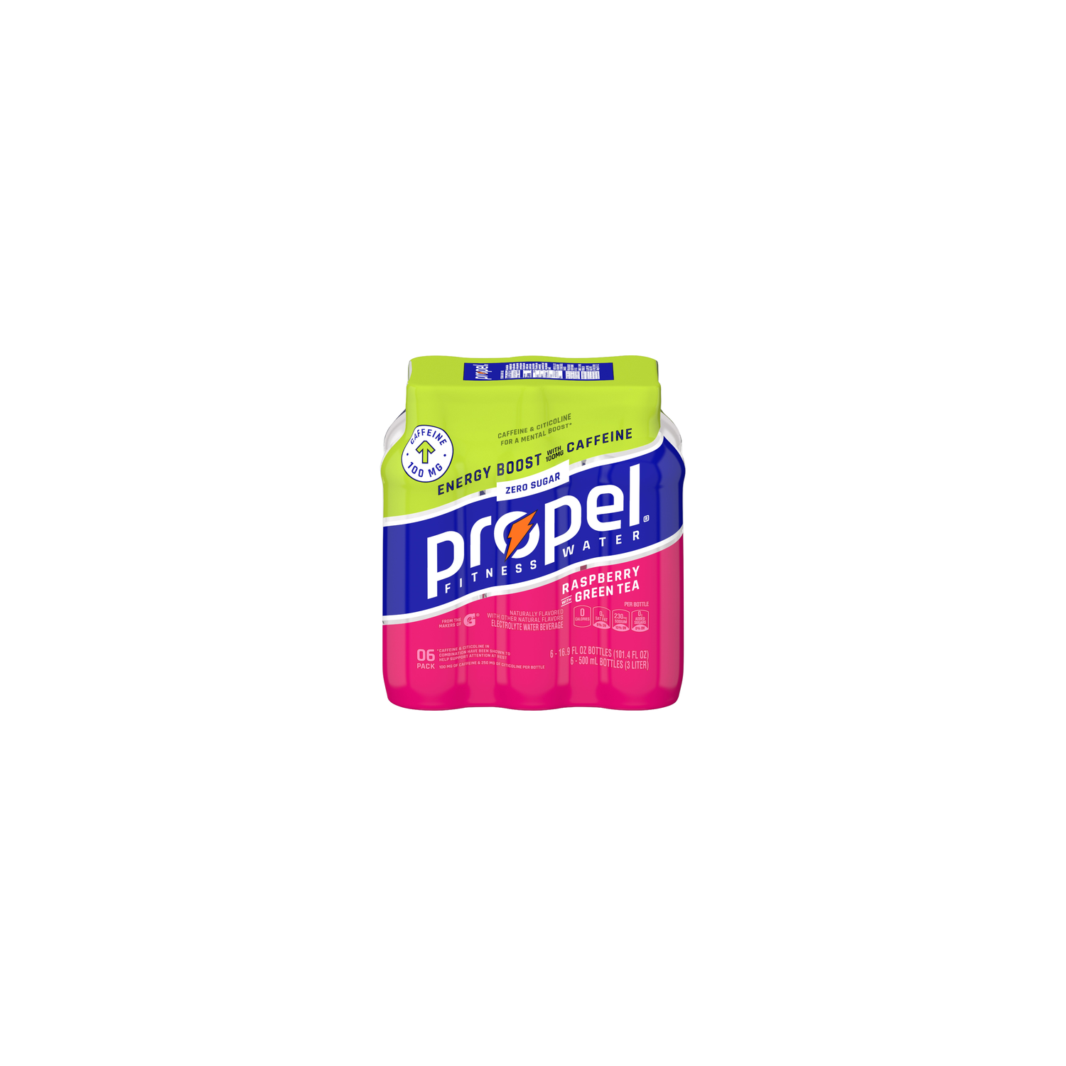 Propel Electrolyte Water Beverage Raspberry With Green Tea - 101.4 Fluid Ounce Image 1 of 3